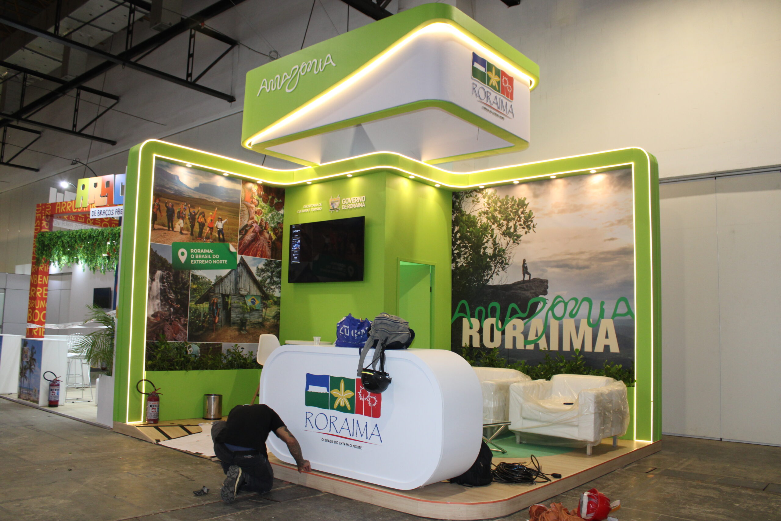 Estande de Roraima na Abav Expo 2026