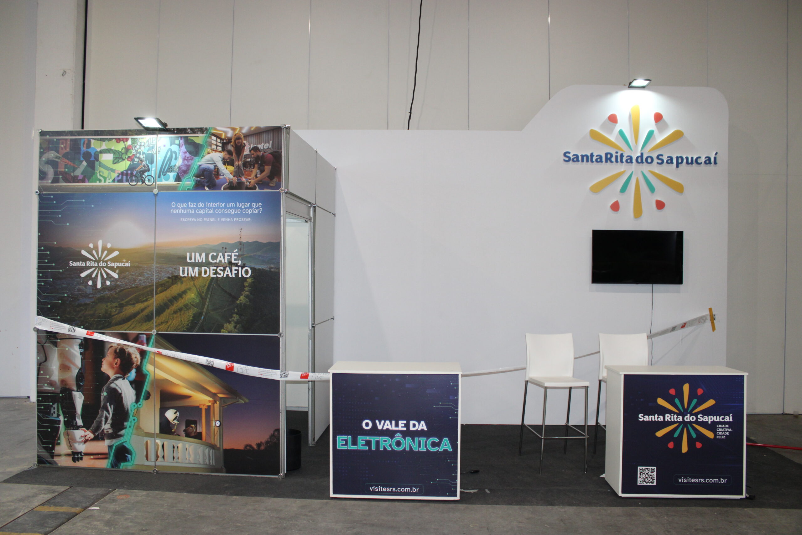 Estande de Santa Rita do Sapucaí na Abav Expo 2026