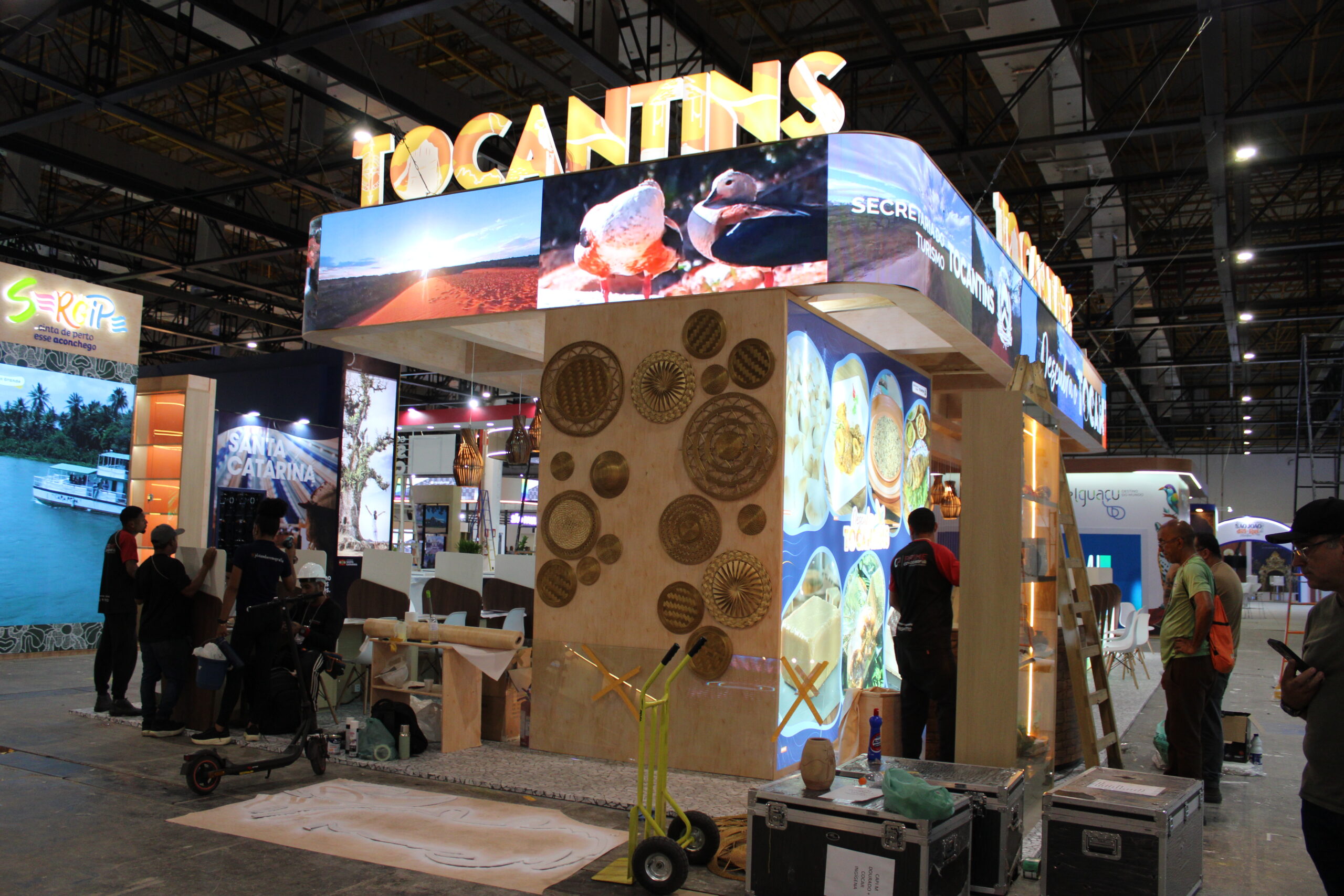 Estande de Tocantins na Abav Expo 2026