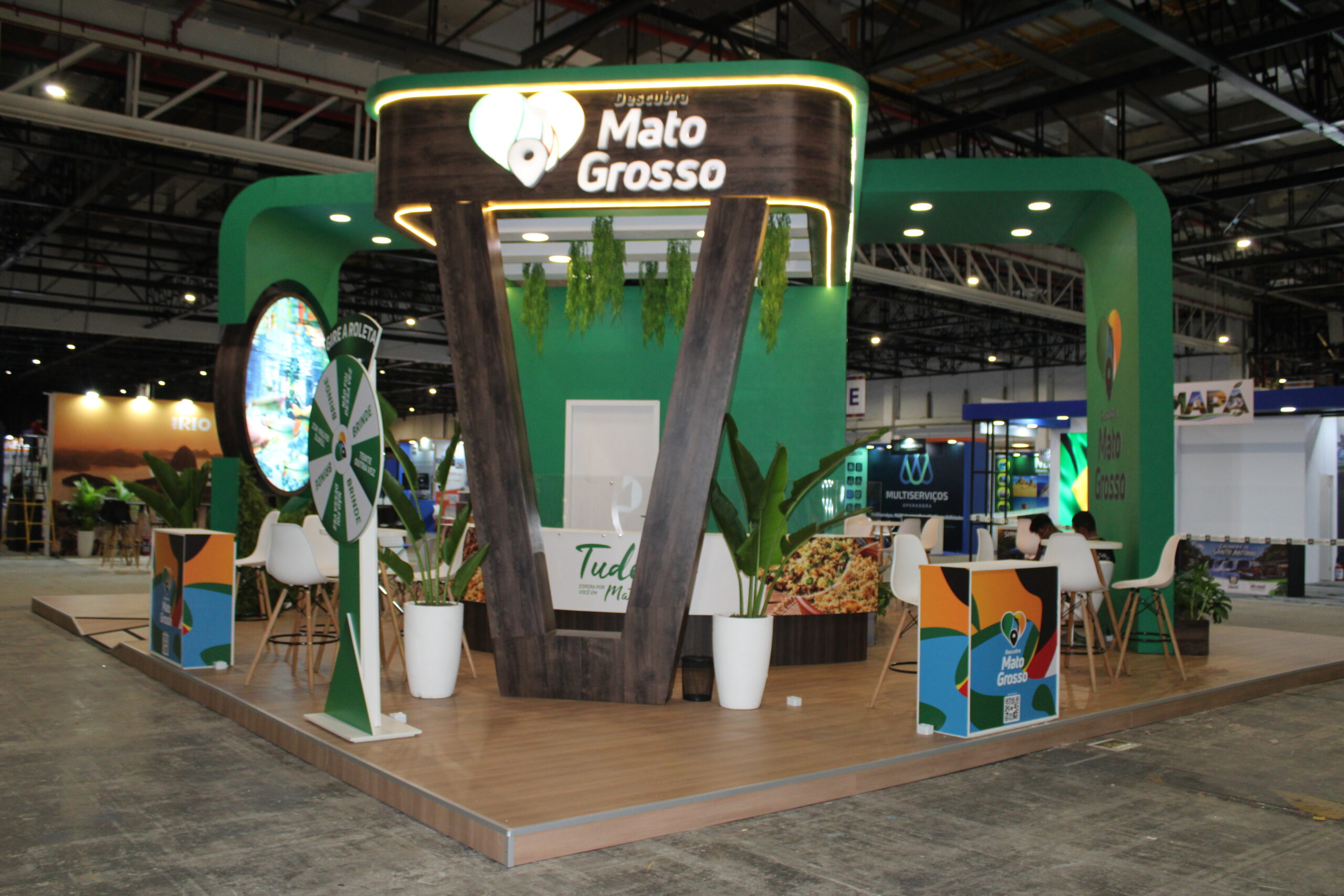 Estande do Mato Grosso na Abav Expo 2026