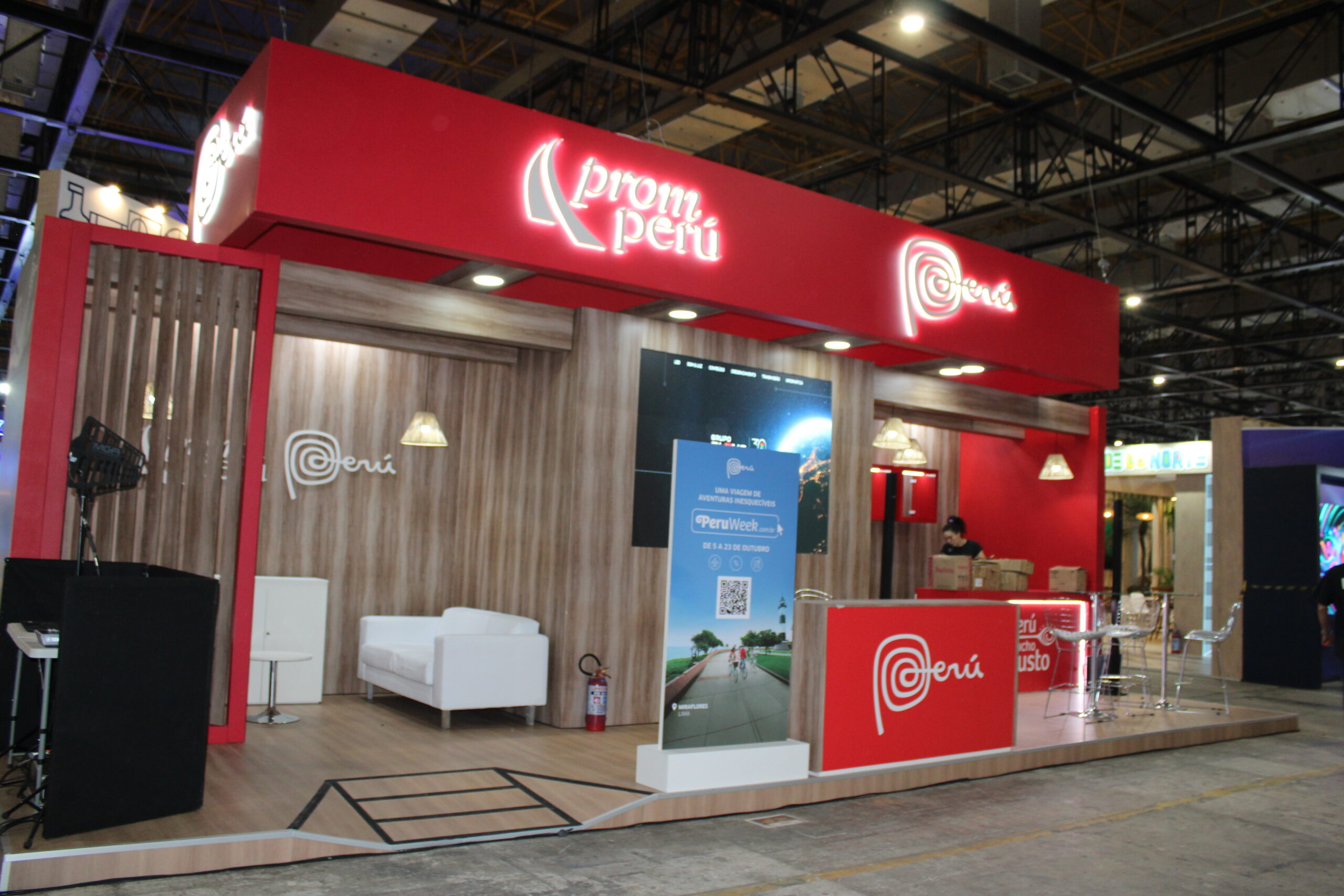 Estande do Peru na Abav Expo 2026