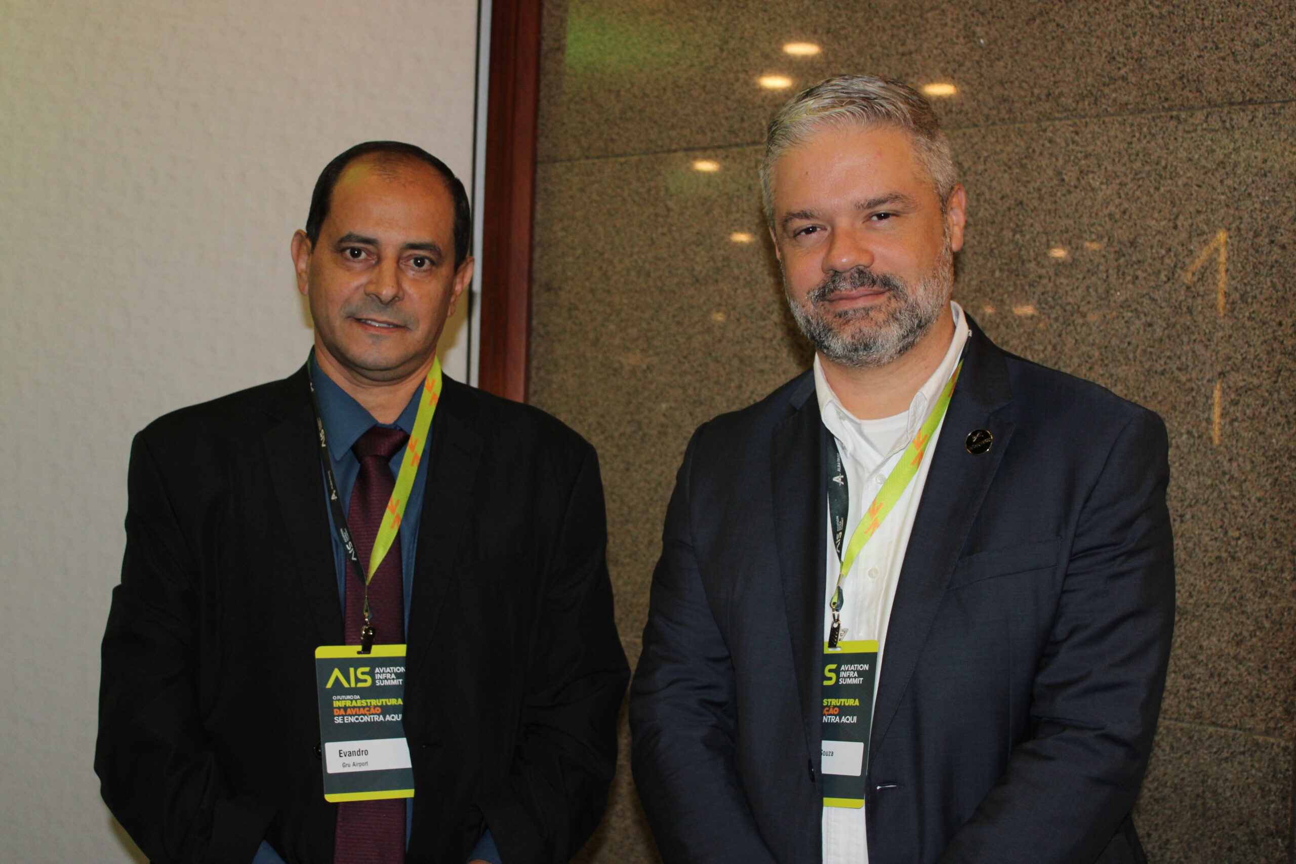 Evandro e Paulo Souza, do GRU Airport