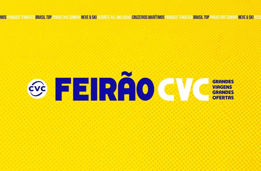 CVC aposta em super live shop com influenciadores para movimentar vendas durante Feirão CVC aposta em super live shop com influenciadores para movimentar vendas durante Feirão
