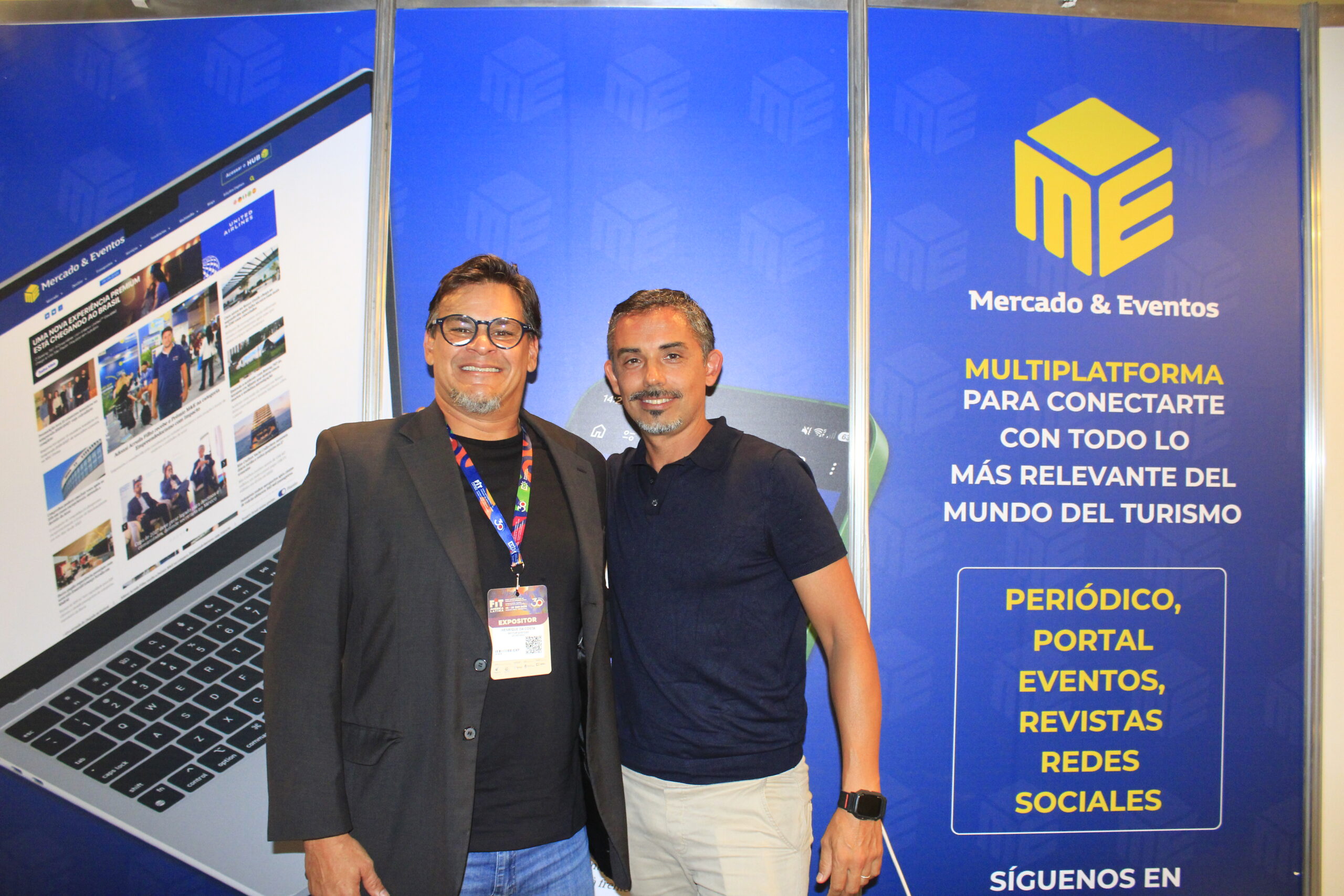 Henrique da Costa, secretário de Turismo de São Miguel do Gostoso, com Umberto Montalto, do Visit Gostoso