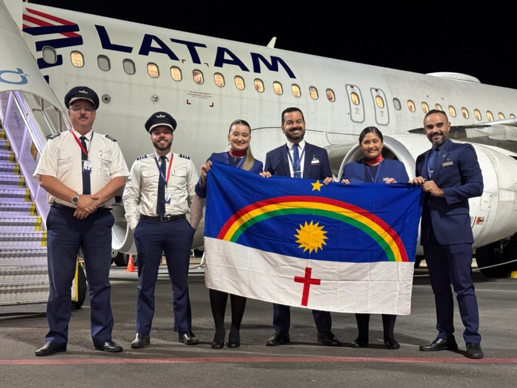 Latam inagura voo direto de Recife a Petrolina Latam