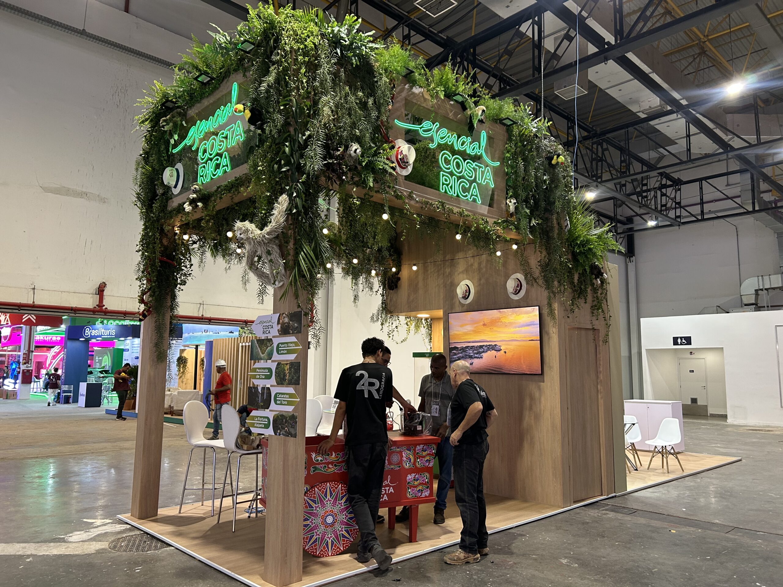 Estande da Costa Rica na Abav Expo 2026