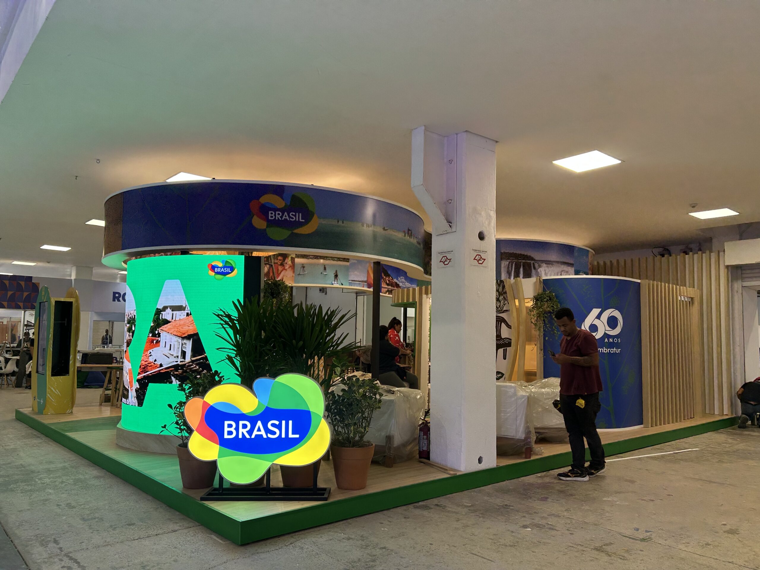 Estande da Embratur na Abav Expo 2026