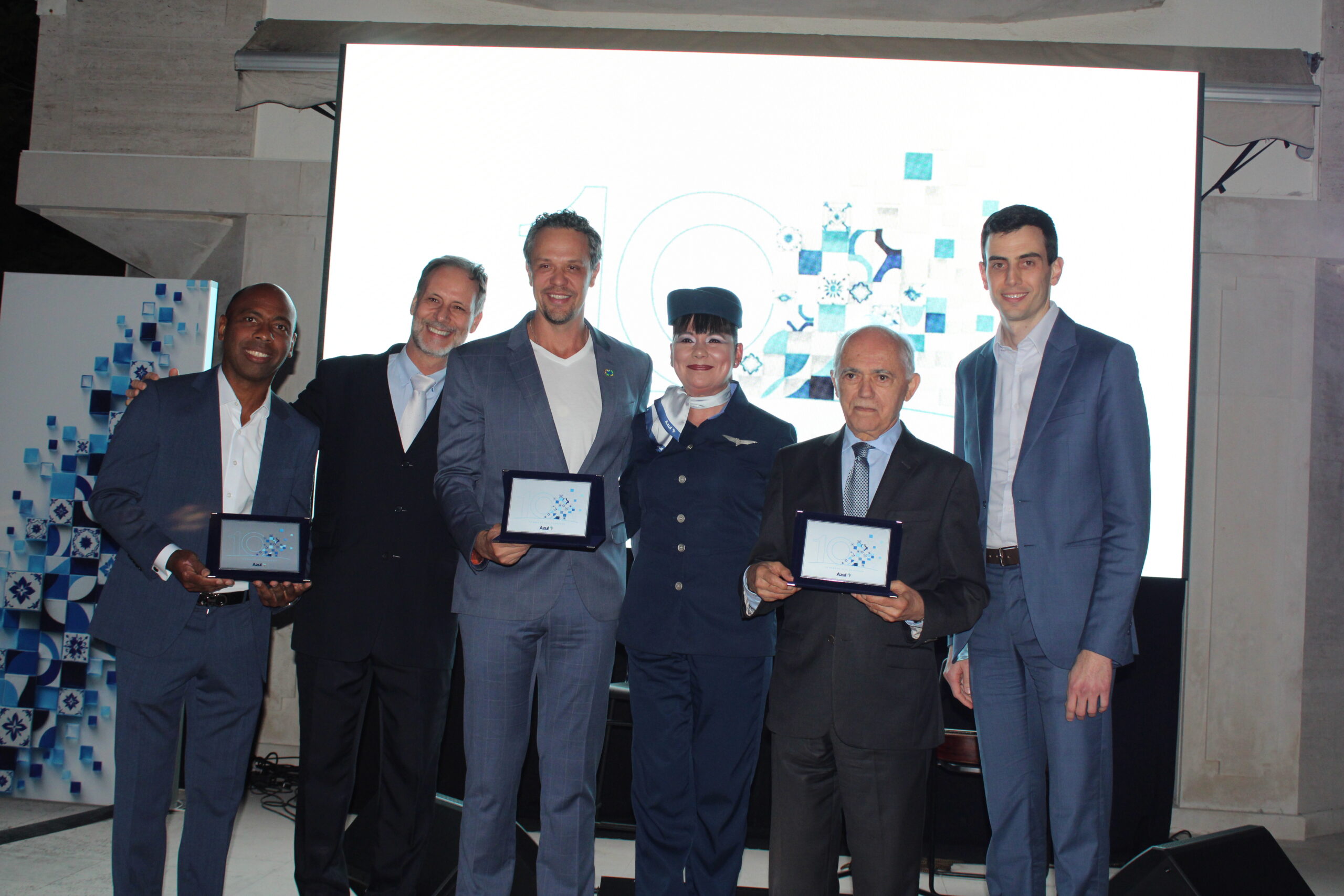 Azul celebra 10 anos de operação em Portugal com coquetel realizado na capital Azul