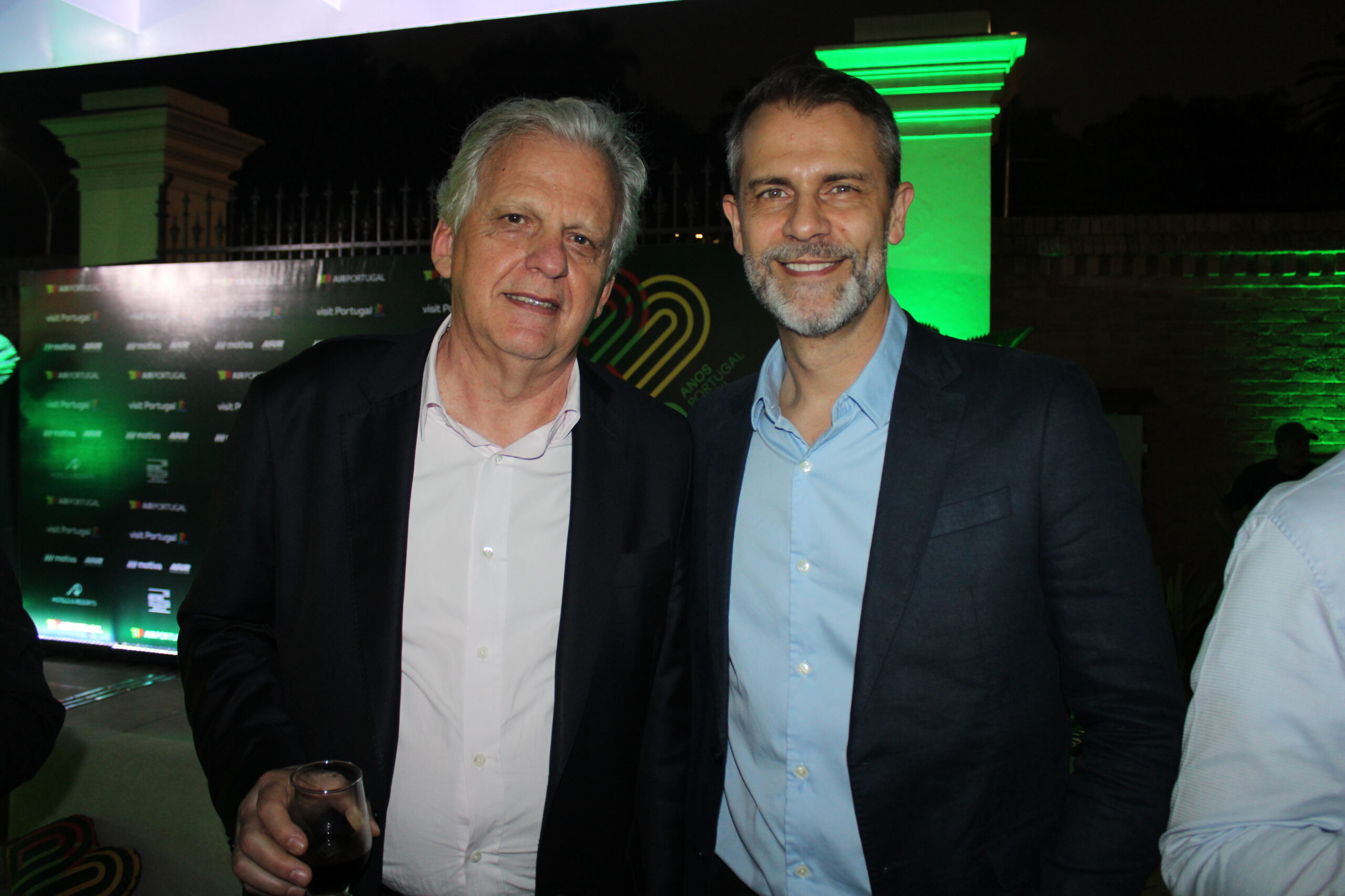 Edmar Bull, da Copastur, com Márvio Mansur, da RexturAdvance