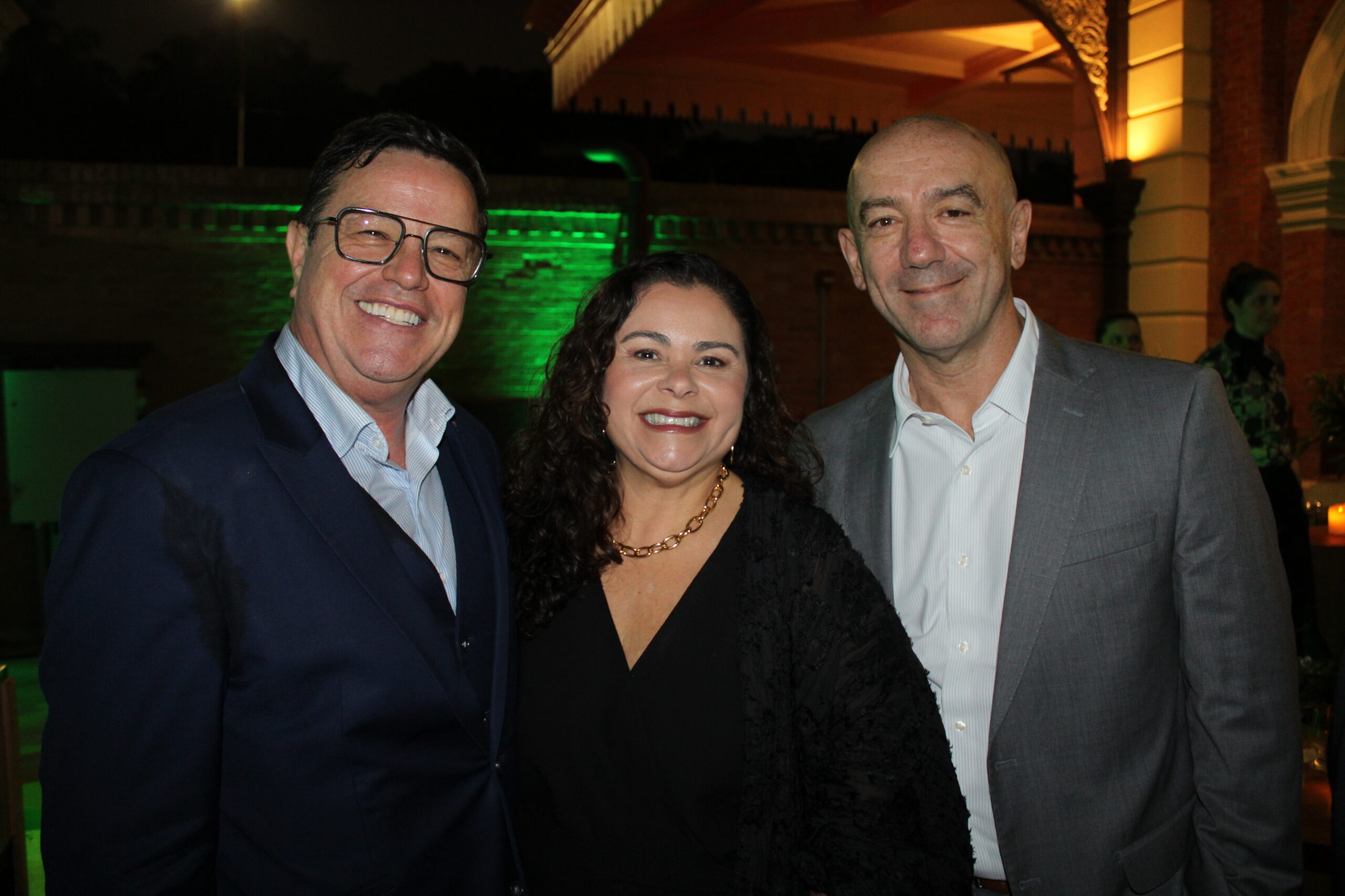 Fabio Torres, Adriana Boeckh, e Ronnie Corrêa, da Abreu