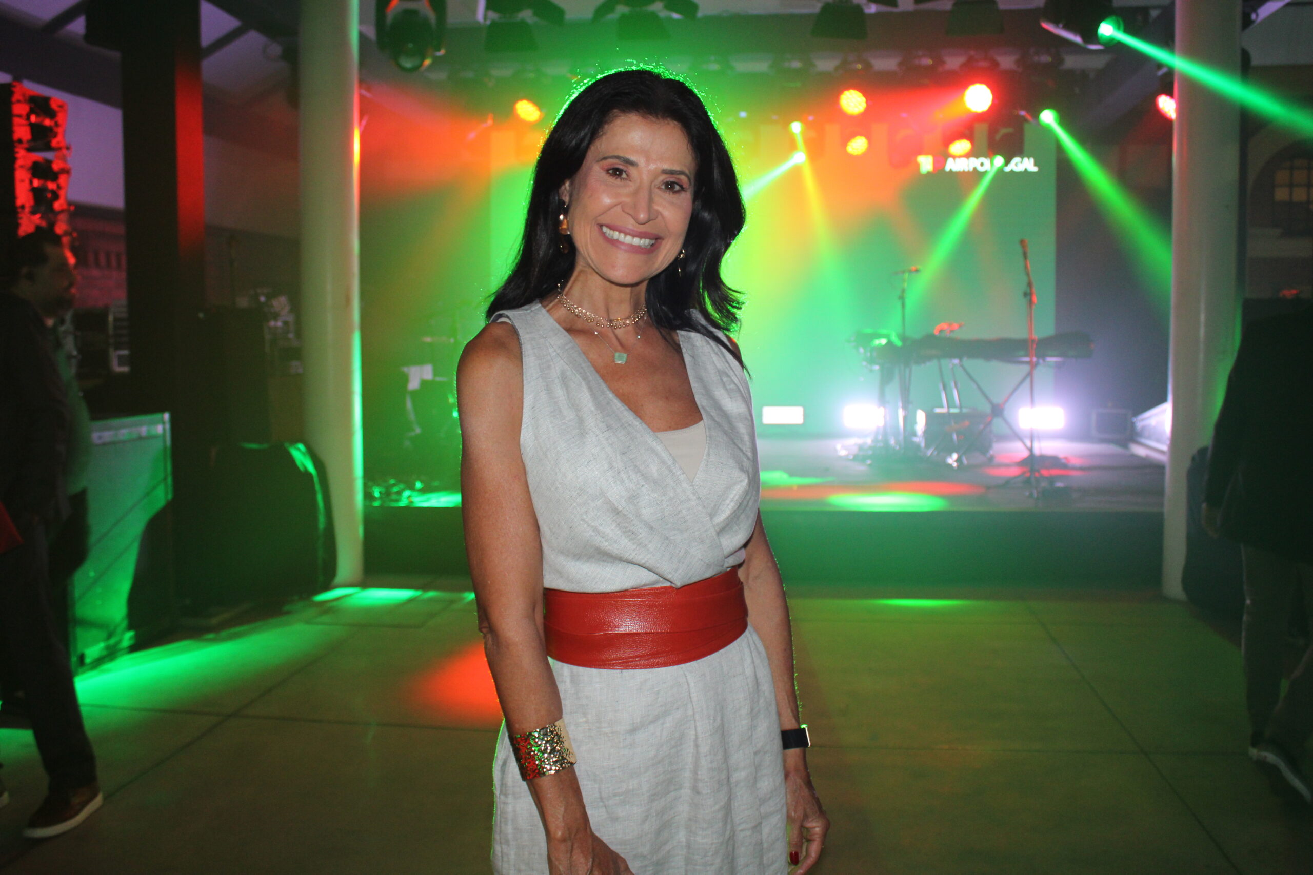 Patty Leone, do canal Mala Pronta, programa exibido nos voos da TAP