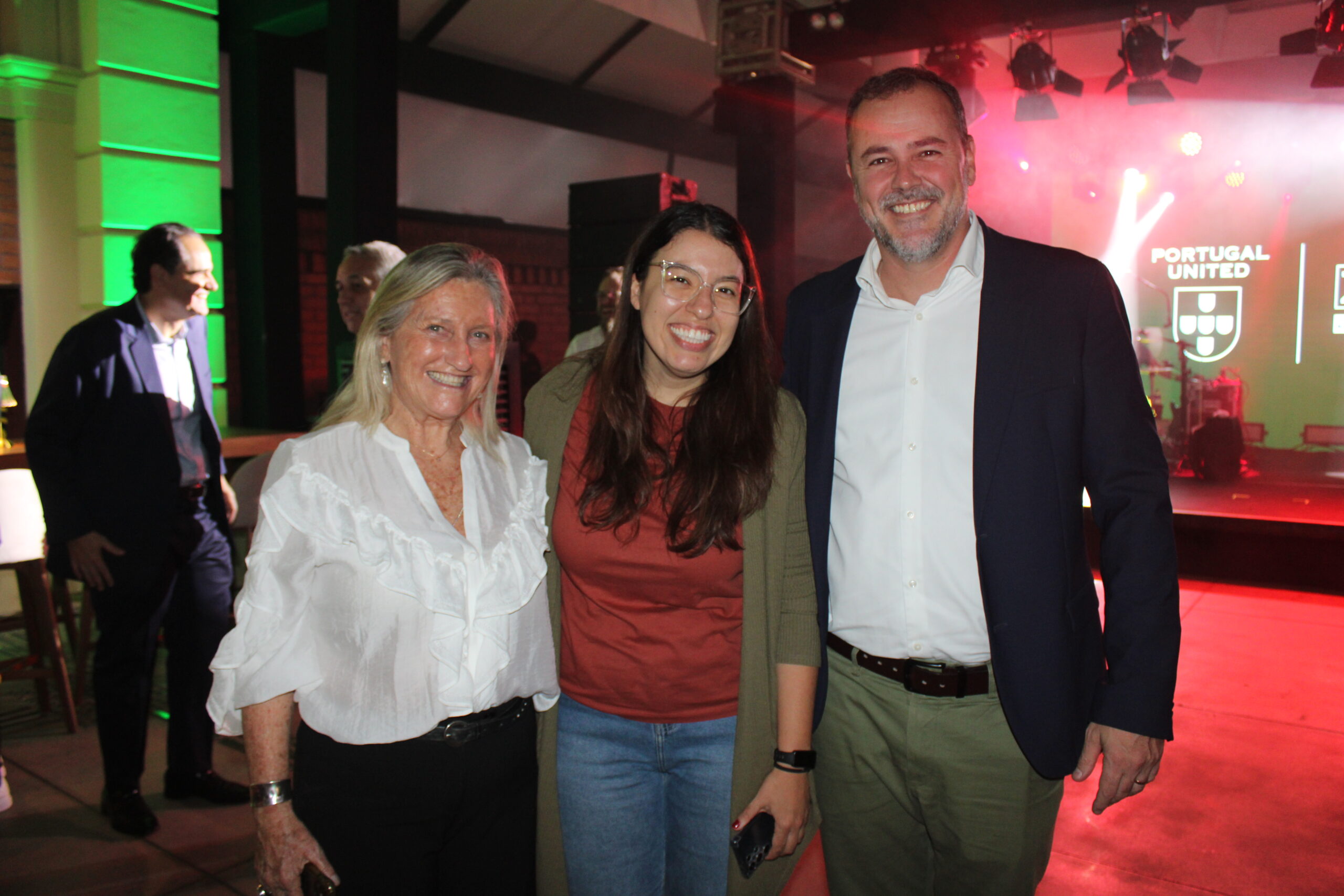Rosa Masgrau e João Taylor, do M&E, com Ana Clemente, da Setur-SP