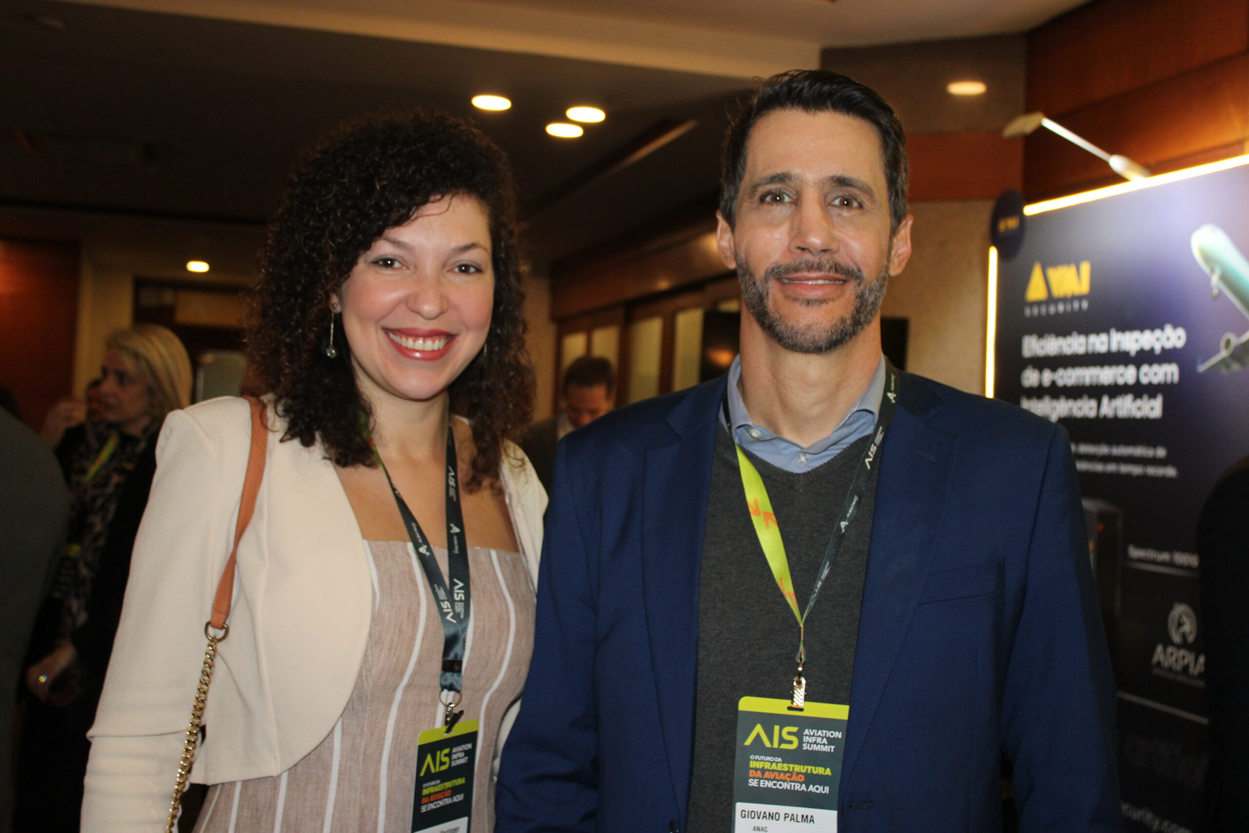 Jennifer Heringer e Giovano Palma, da Anac