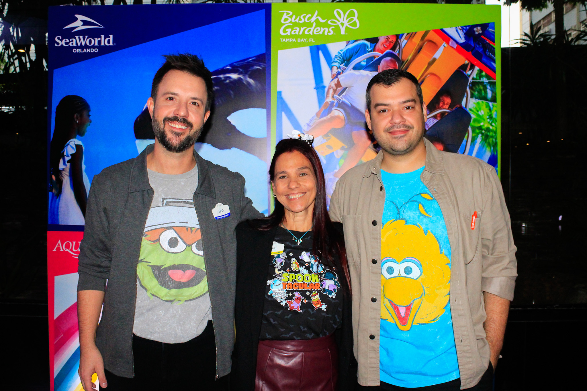 Leonardo Fortes, Cris Muniz, e Leonardo Mascarenhas, da United Parks