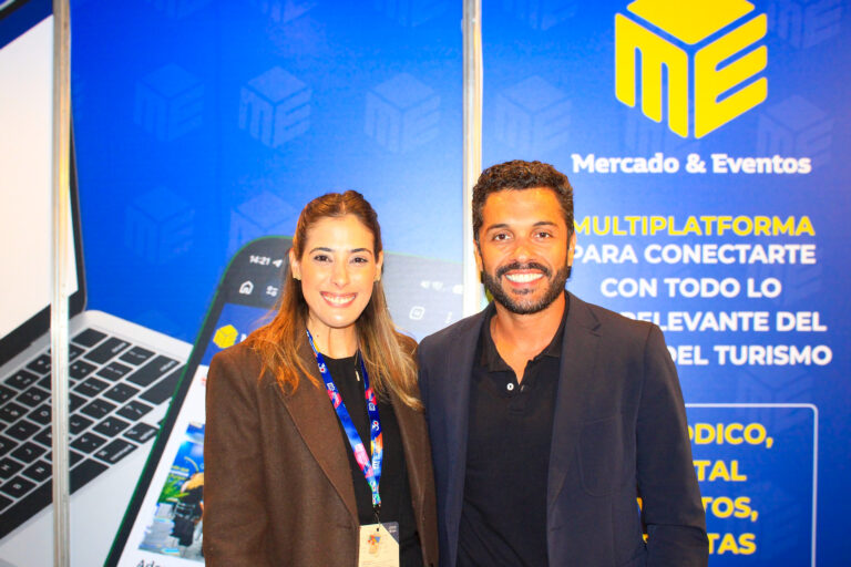Marina Marinho, da Secretária de Turismo do Rio Grande do Norte, e Raoni Fernandes, da Emprotur