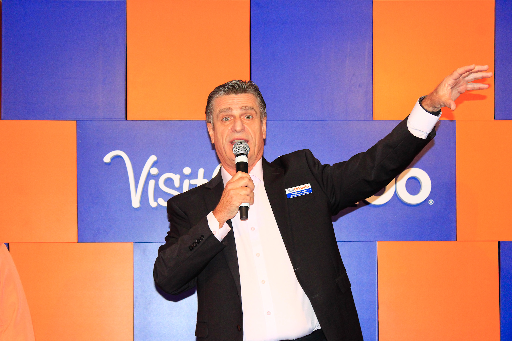 Patrick Yvairs, do Visit Orlando, discursou na abertura do evento na capital paulista