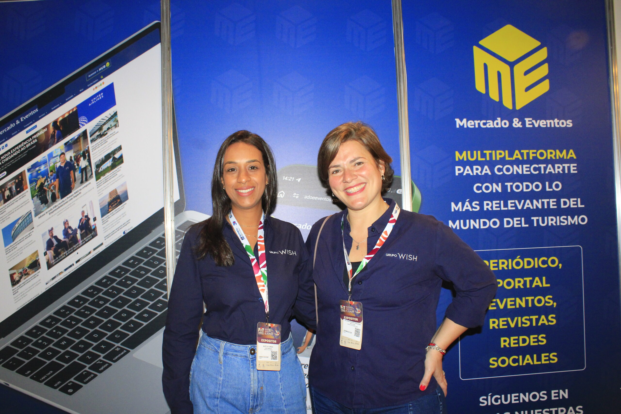 Quetlin Briao e Juliana Nogueira, do Grupo Wish