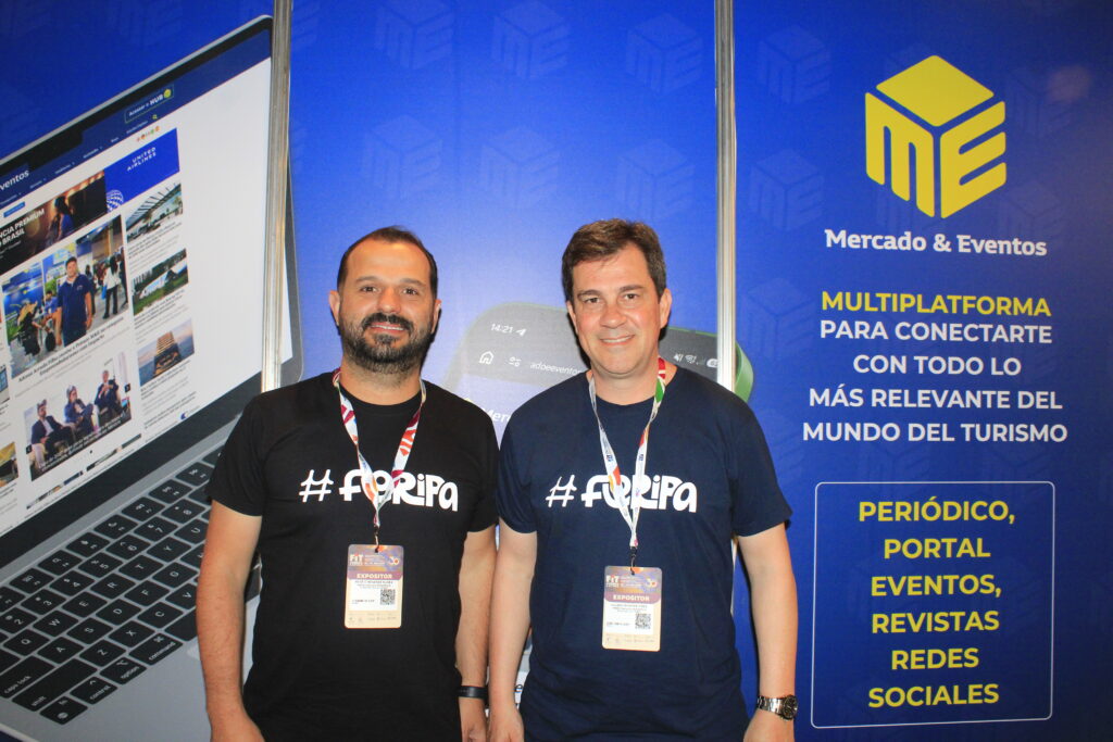Renê Nunes e Juliano Richter,do Turismo de Florianópolis