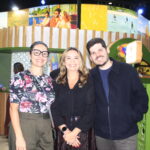 Veruska Xavier, Saskia Castro, da Embratur, e Diogo Beltrão, da Empetur