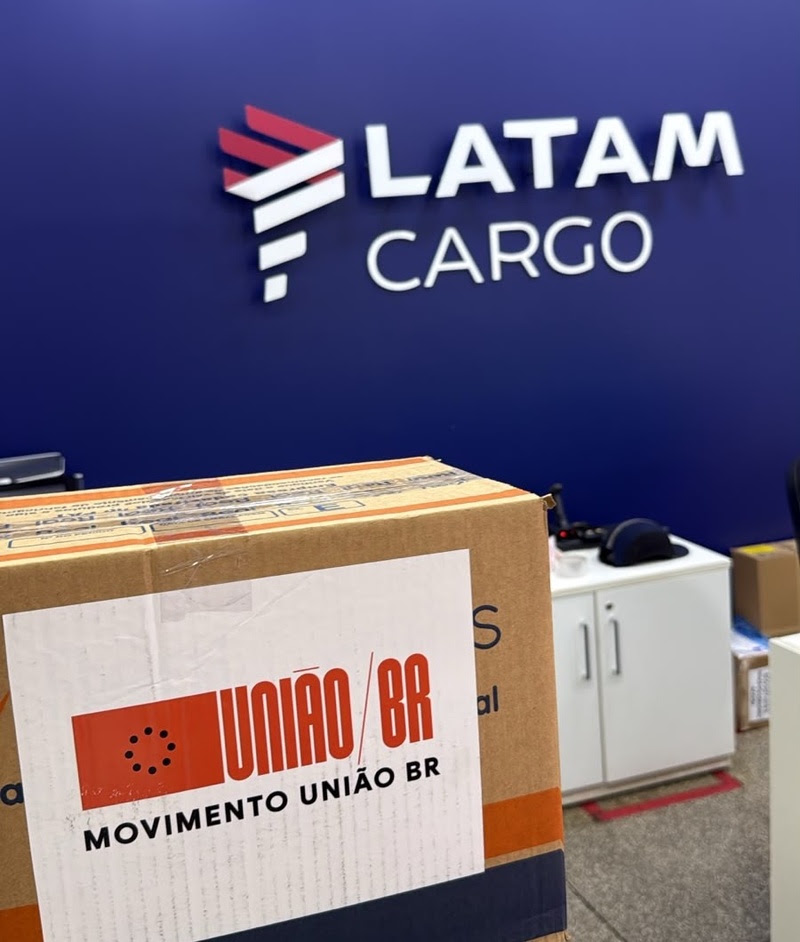 Latam transporta 4,5 toneladas de ajuda humanitária para vítimas de incêndios no MS Çatam