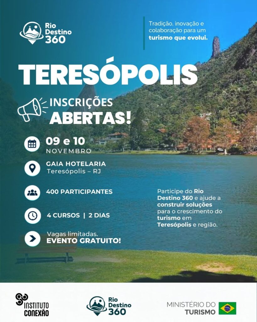 Rio Destino 360 chega a Teresópolis com programação gratuita rio