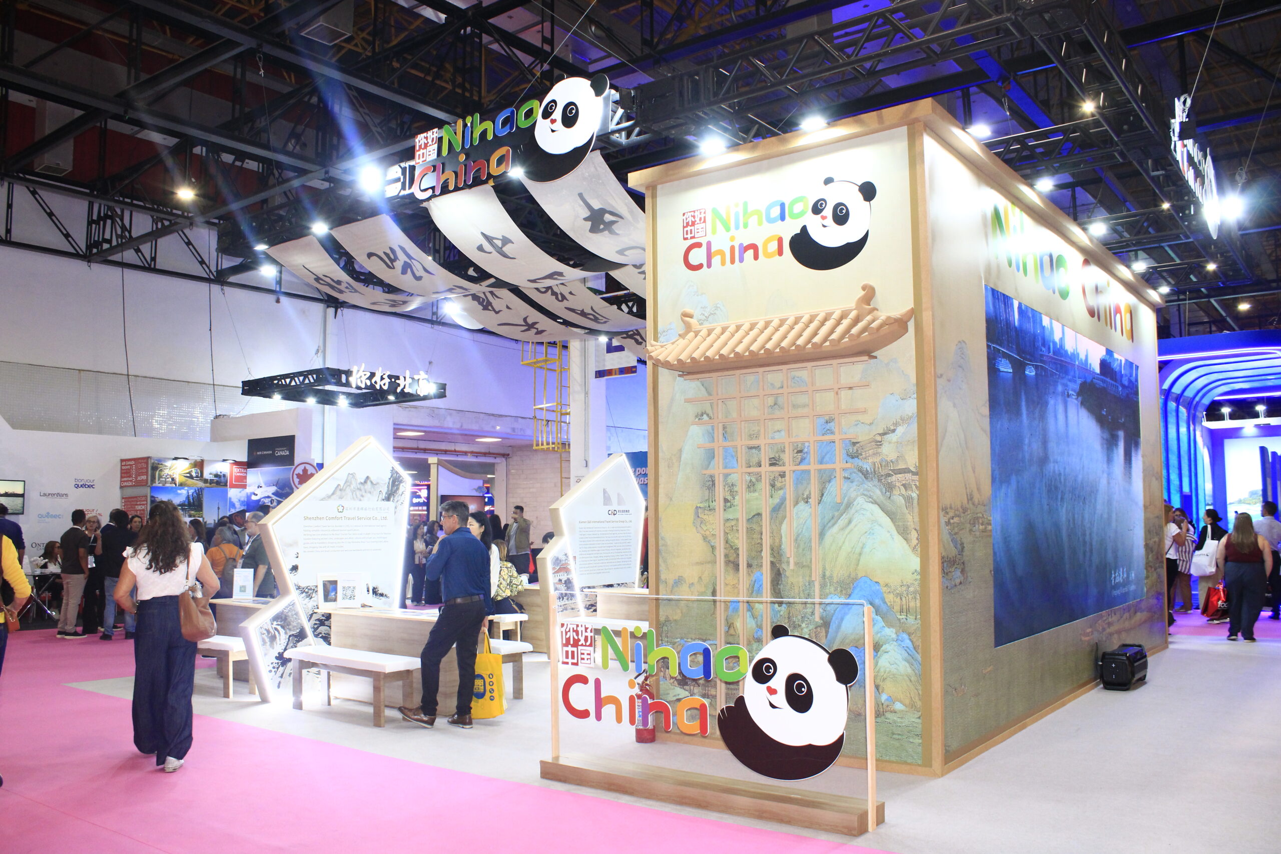 A China marcou presença na Abav Expo 2026