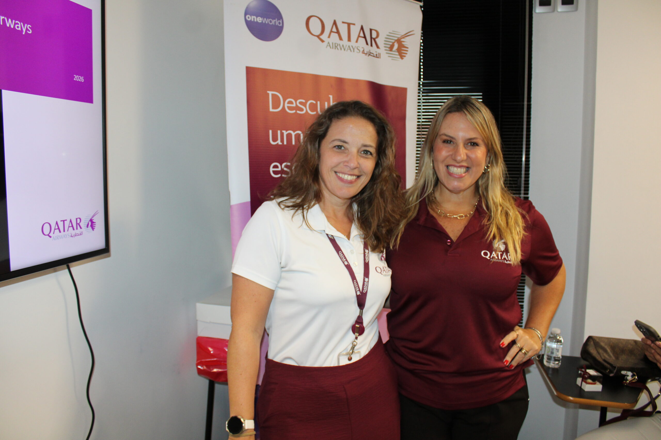 Anna Homem e Adriana Tolentino, da Qatar