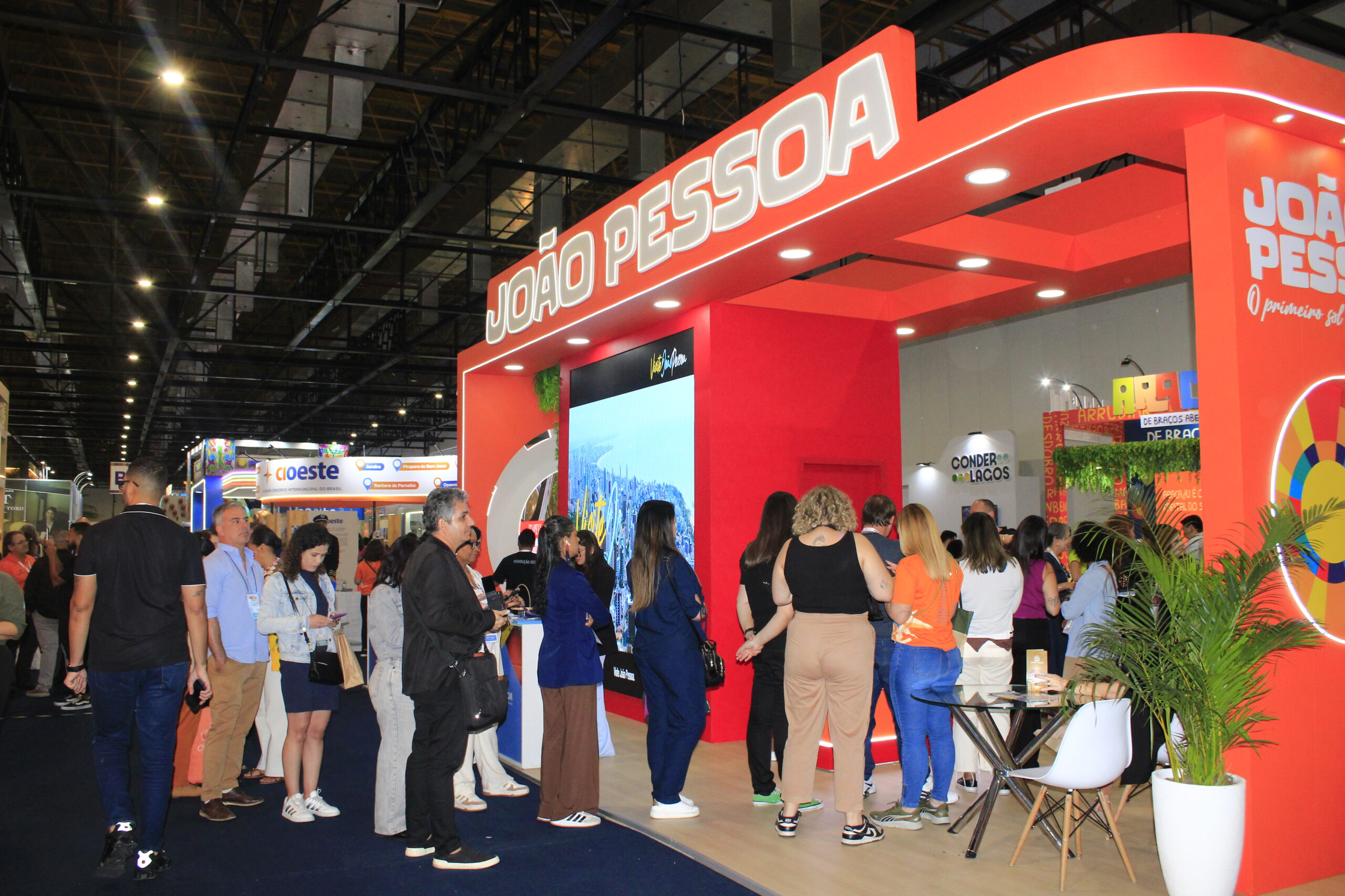 Ativação de João Pessoa com fila na Abav Expo 2026
