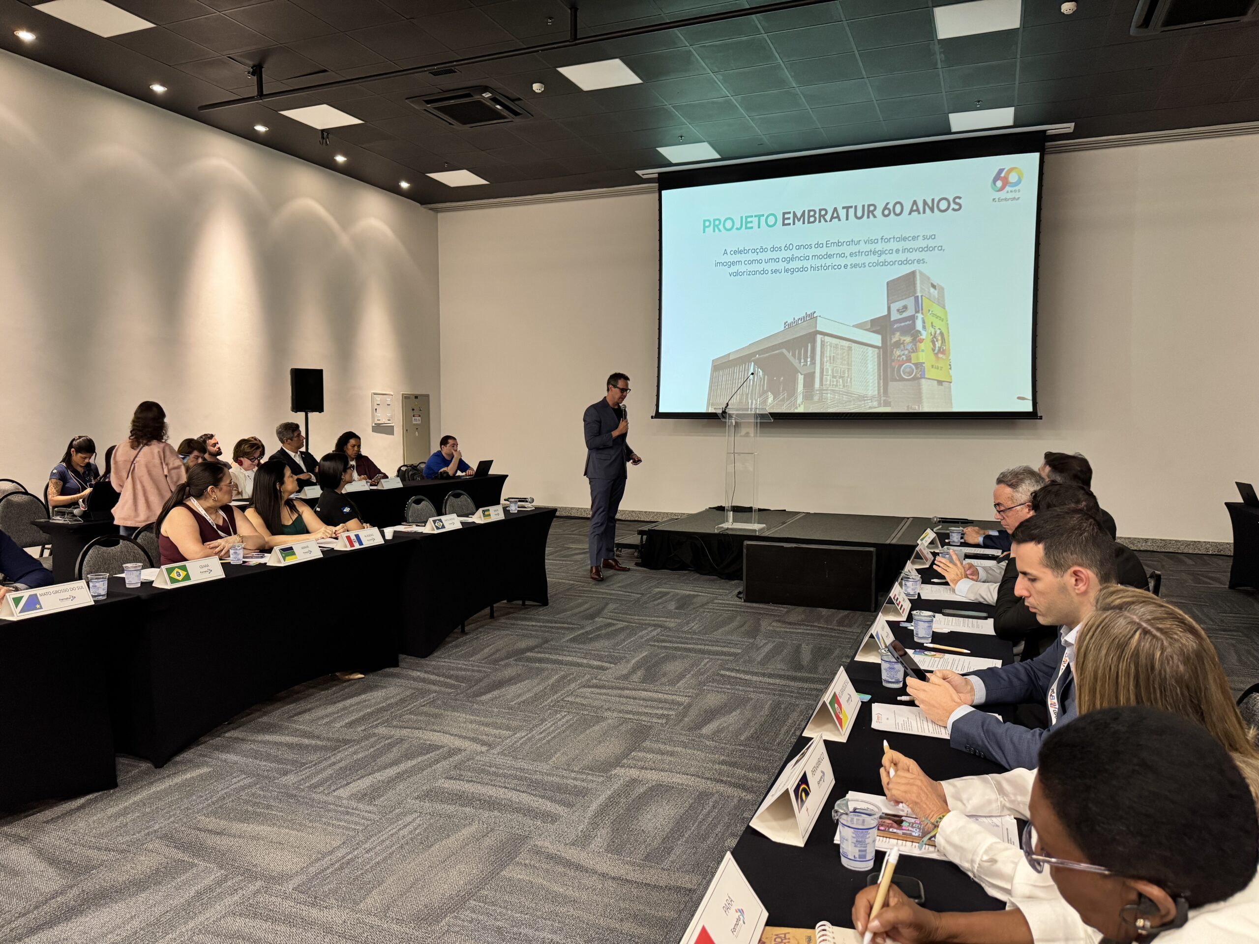 Bruno Reis, presidente da Embratur, abriu as apresentações