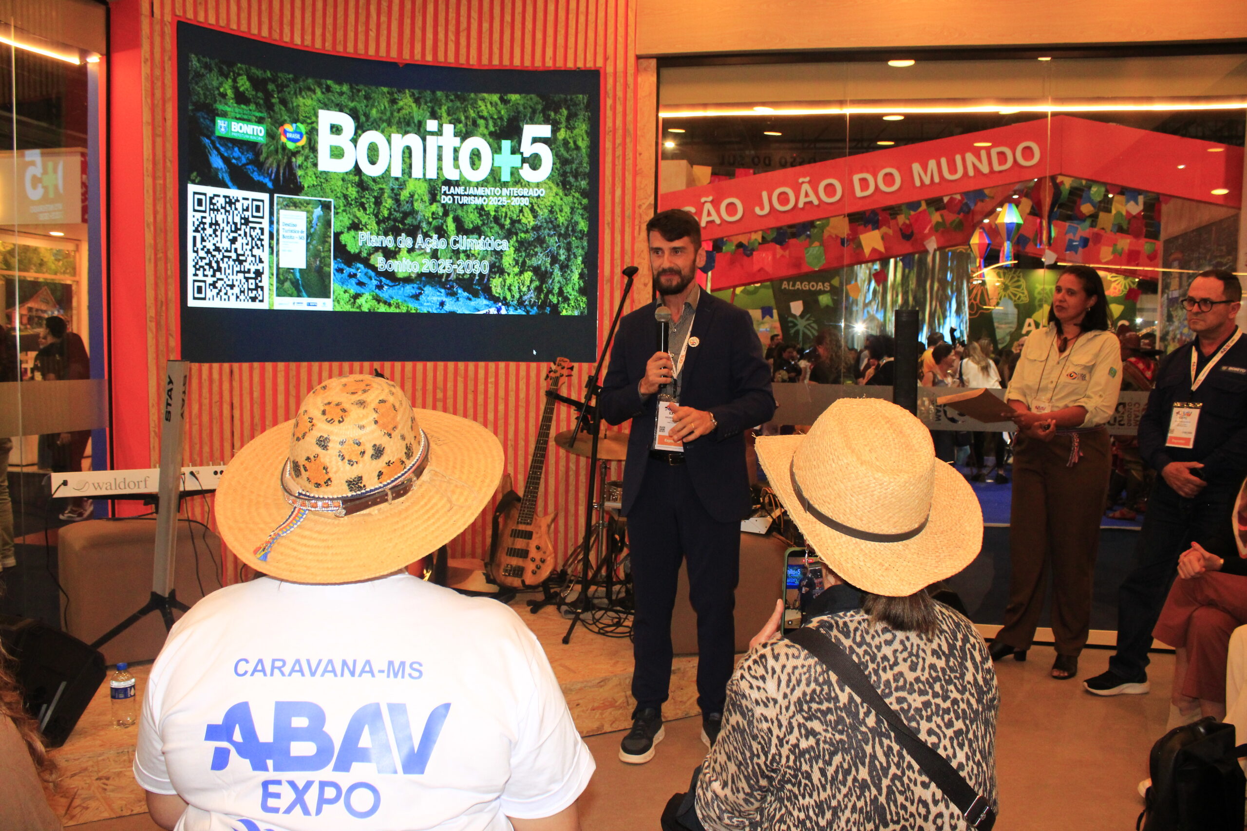 Bruno Wendling, da Fundtur-MS em apresentação na Abav Expo 2026