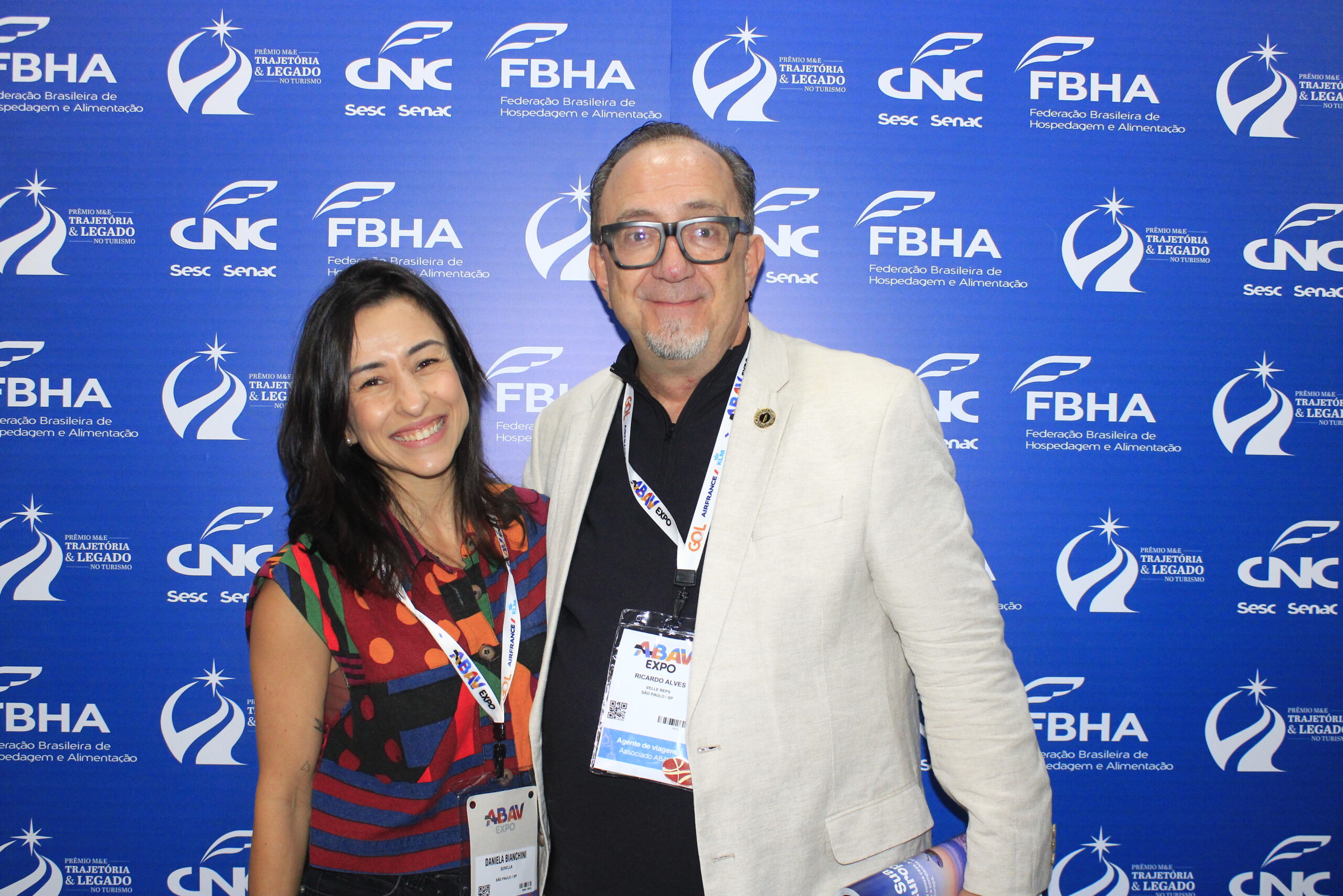 Daniela Bianchin e Ricardo Alves, da Abav Expo 2026