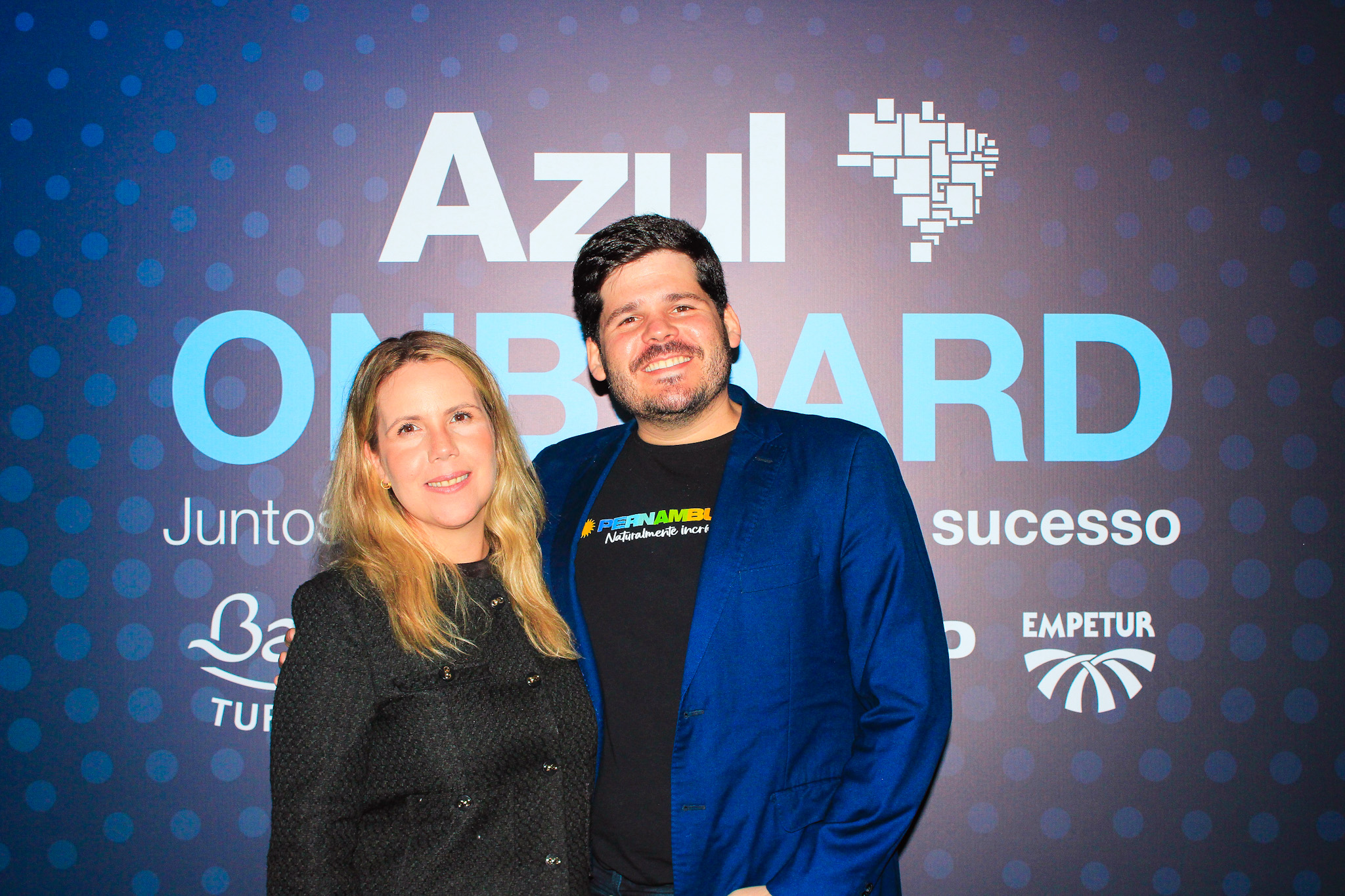 Danielly Aguiar e Diogo Beltrão, da Empetur