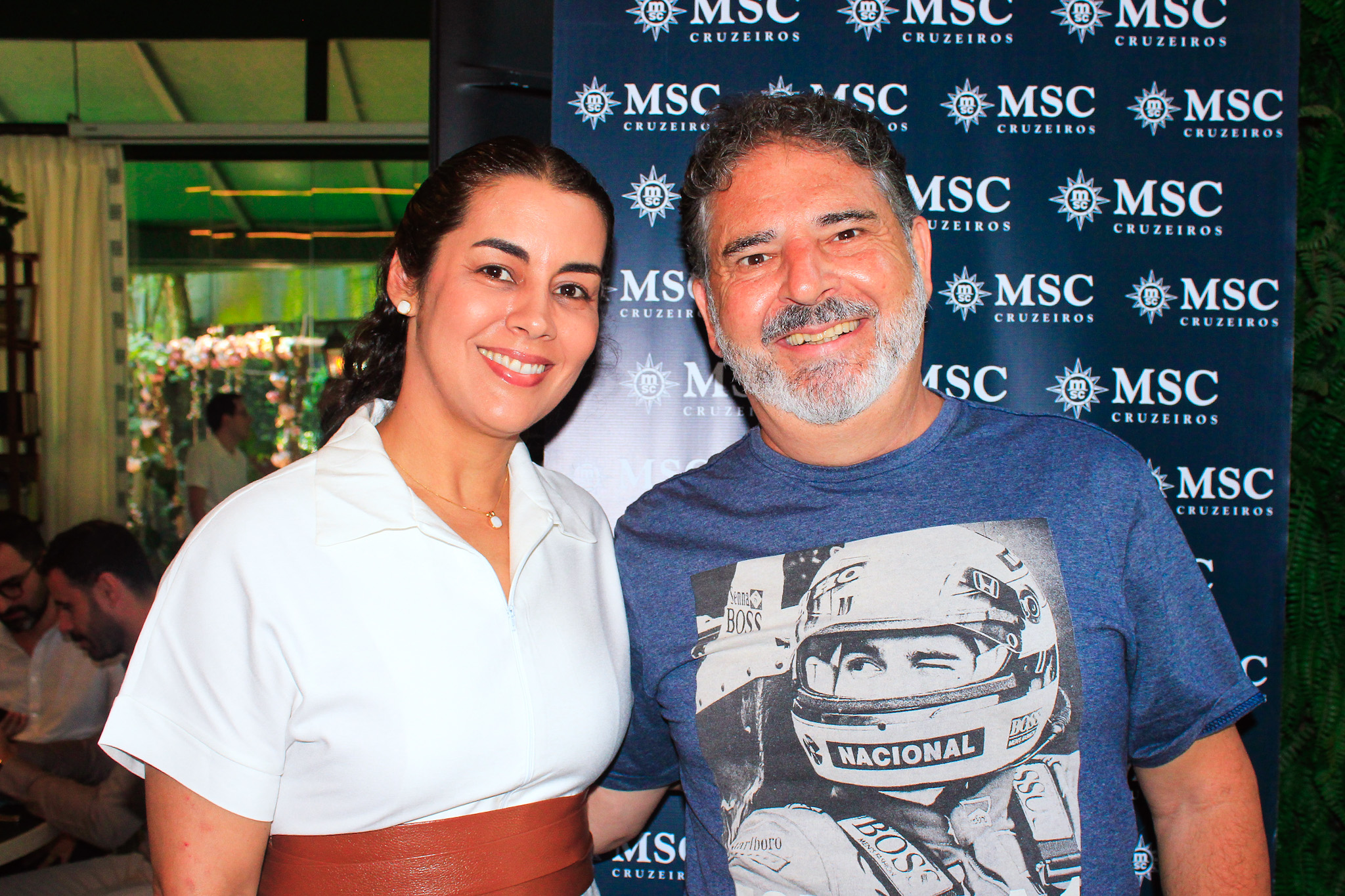 Elis Santos, da MSC, e Alexandre Perazetta, da Alto Astral