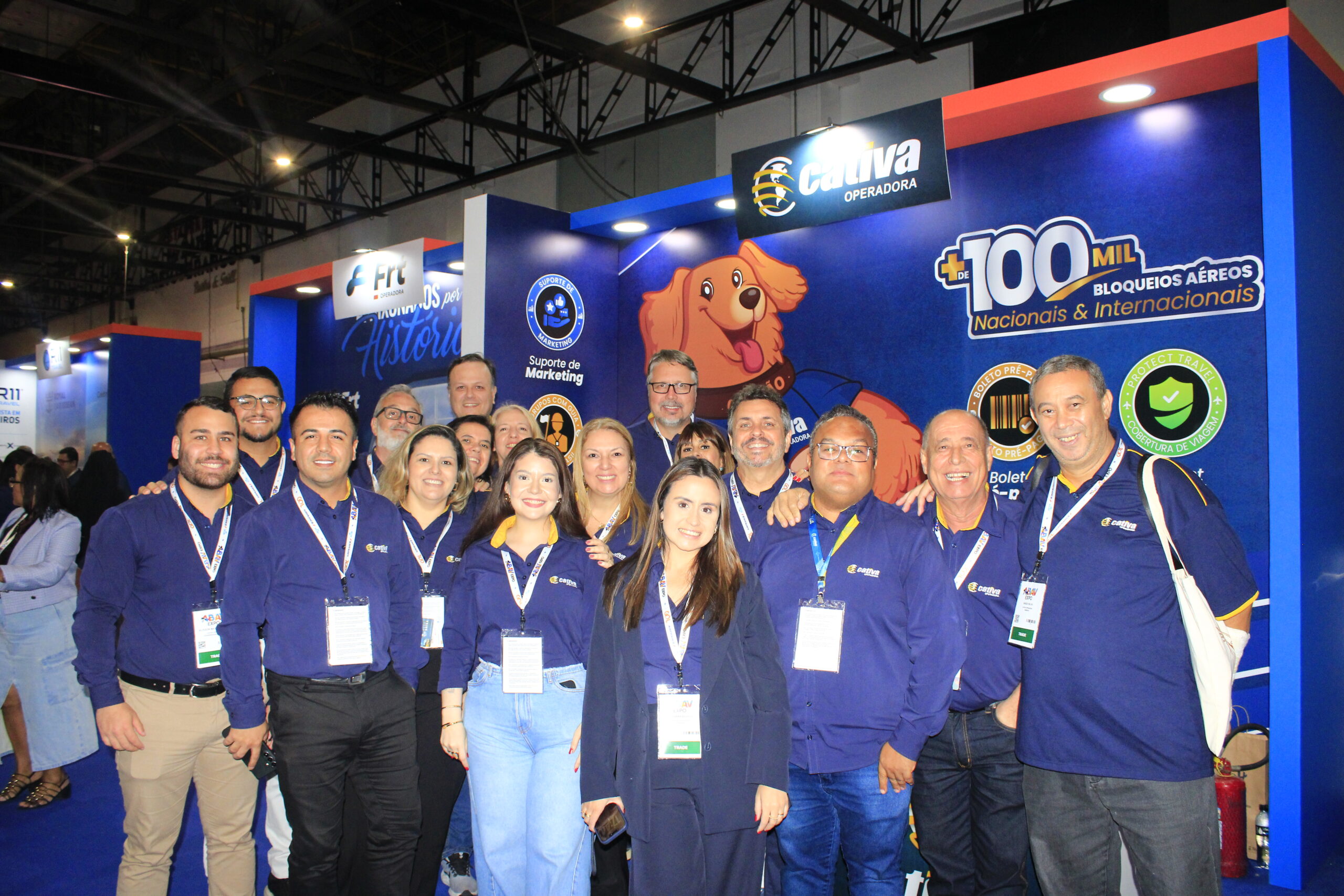 Equipe da Cativa na Abav Expo 2026
