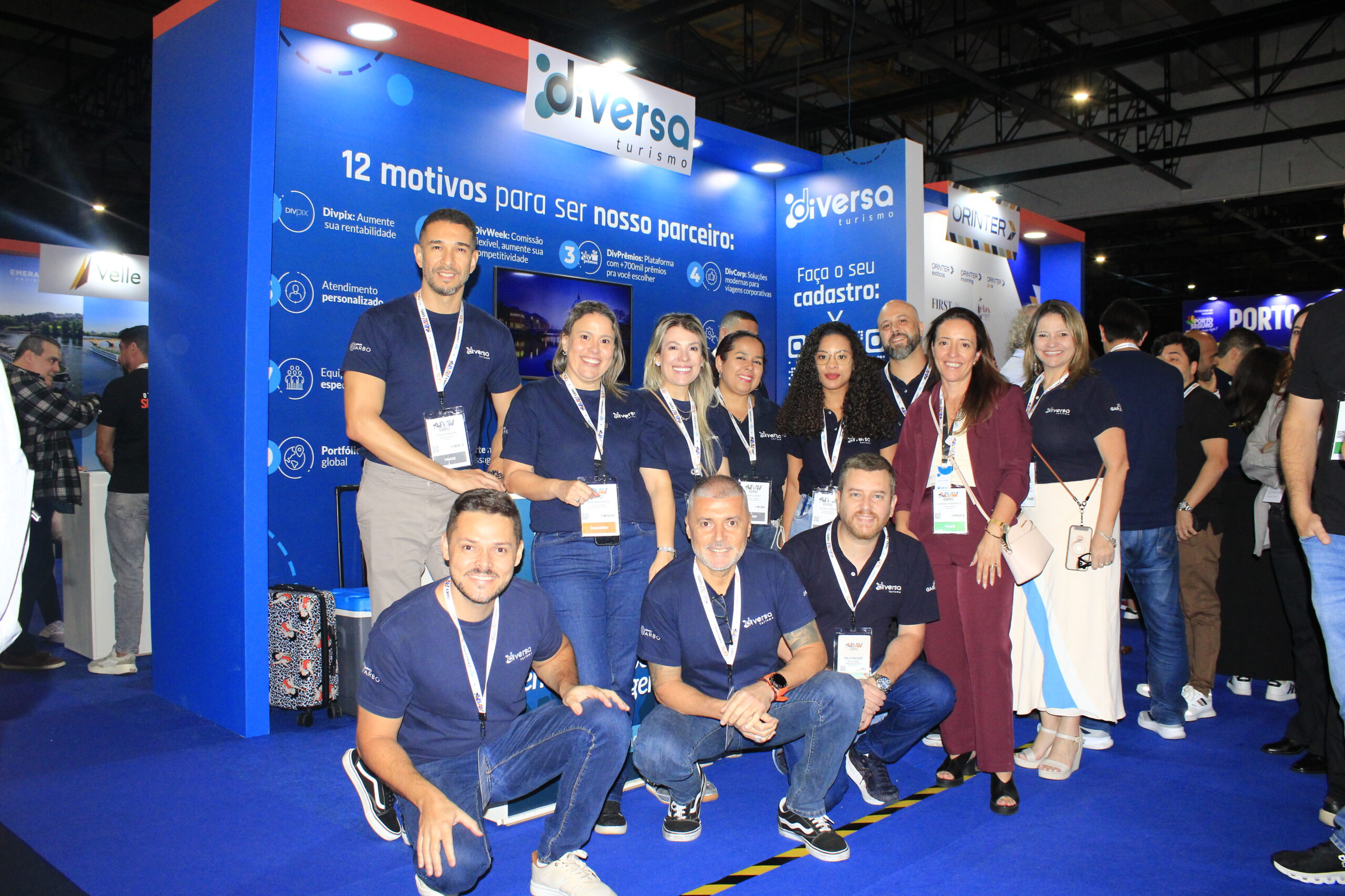 Equipe da Diversa Turismo na Abav Expo 2026