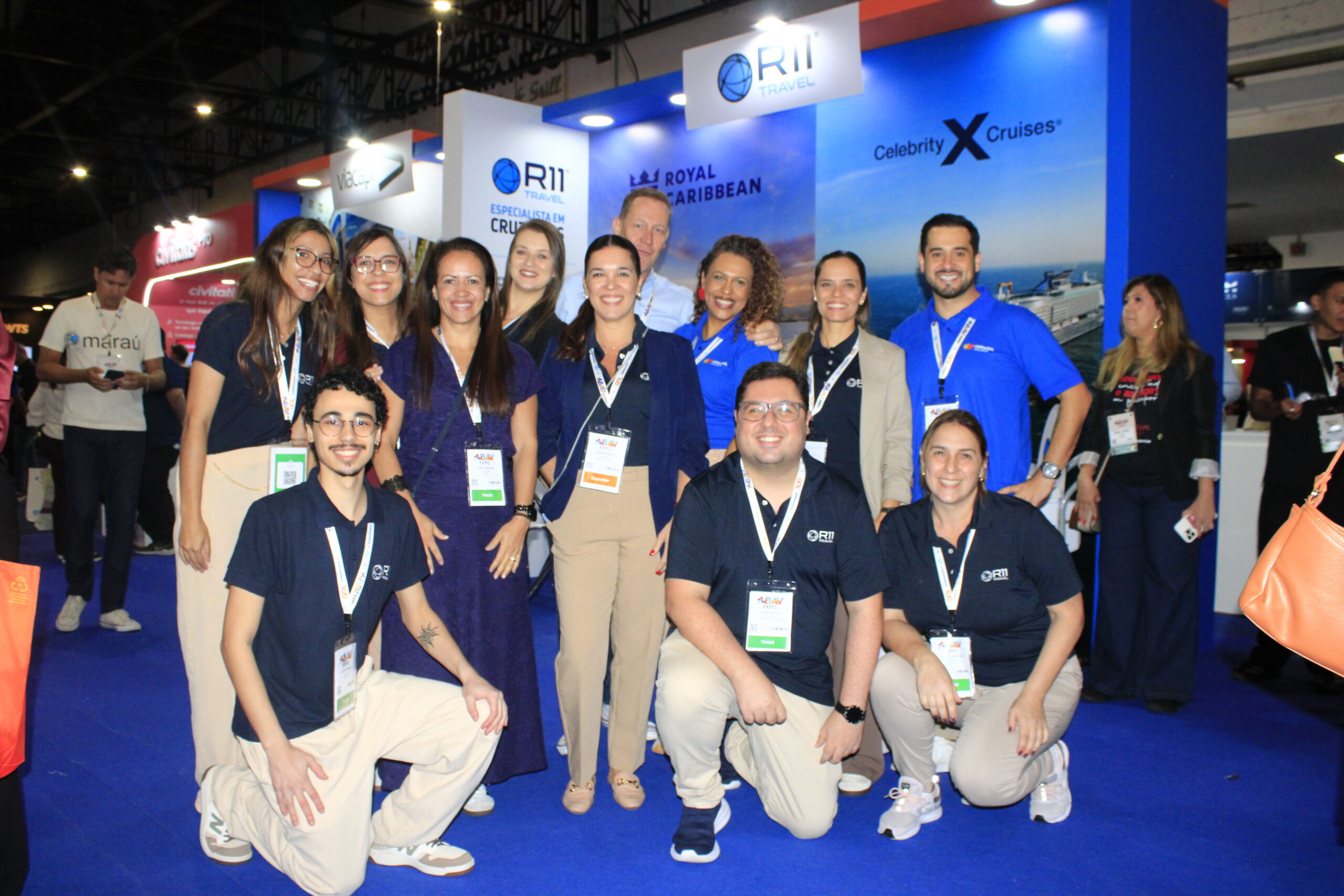 Equipe da R11 Travel na Abav Expo 2026