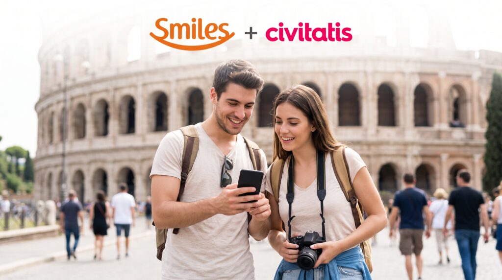 Smiles anuncia parceria com a Civitatis e incorpora oferta de diversos passeios em mais de 4,3 mil destinos smiles