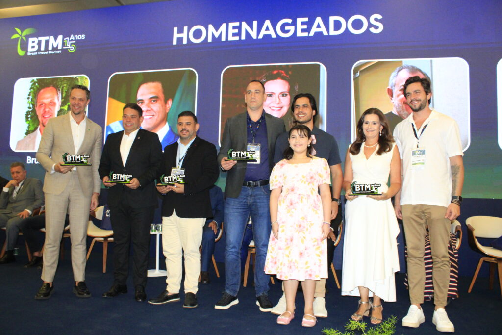 BTM 2026 homenageia cinco personalidades por contribuições ao turismo brasileiro; fotos btm