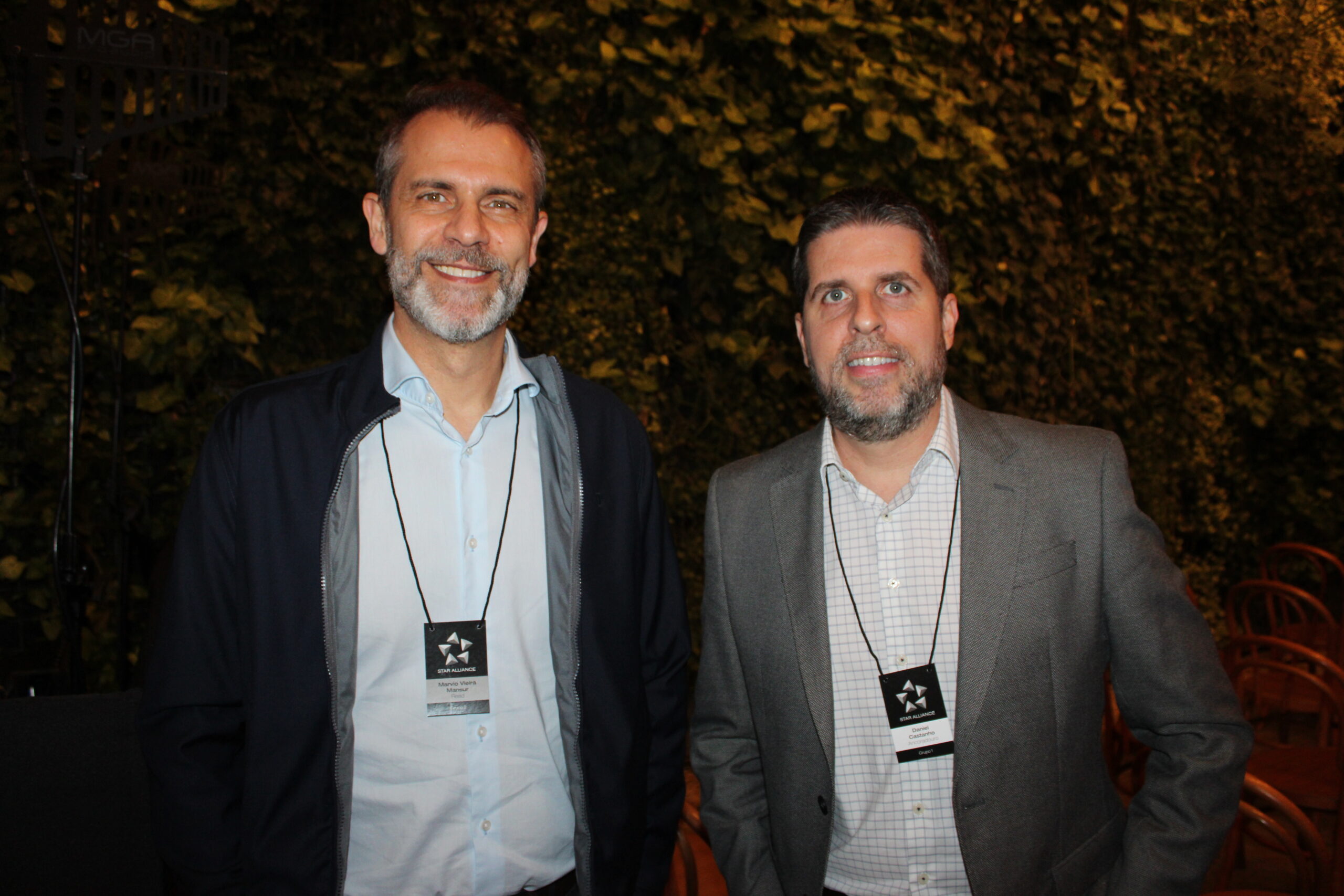 Márvio Mansur, da RexturAdvance, e Daniel Castanho, da Ancoradouro
