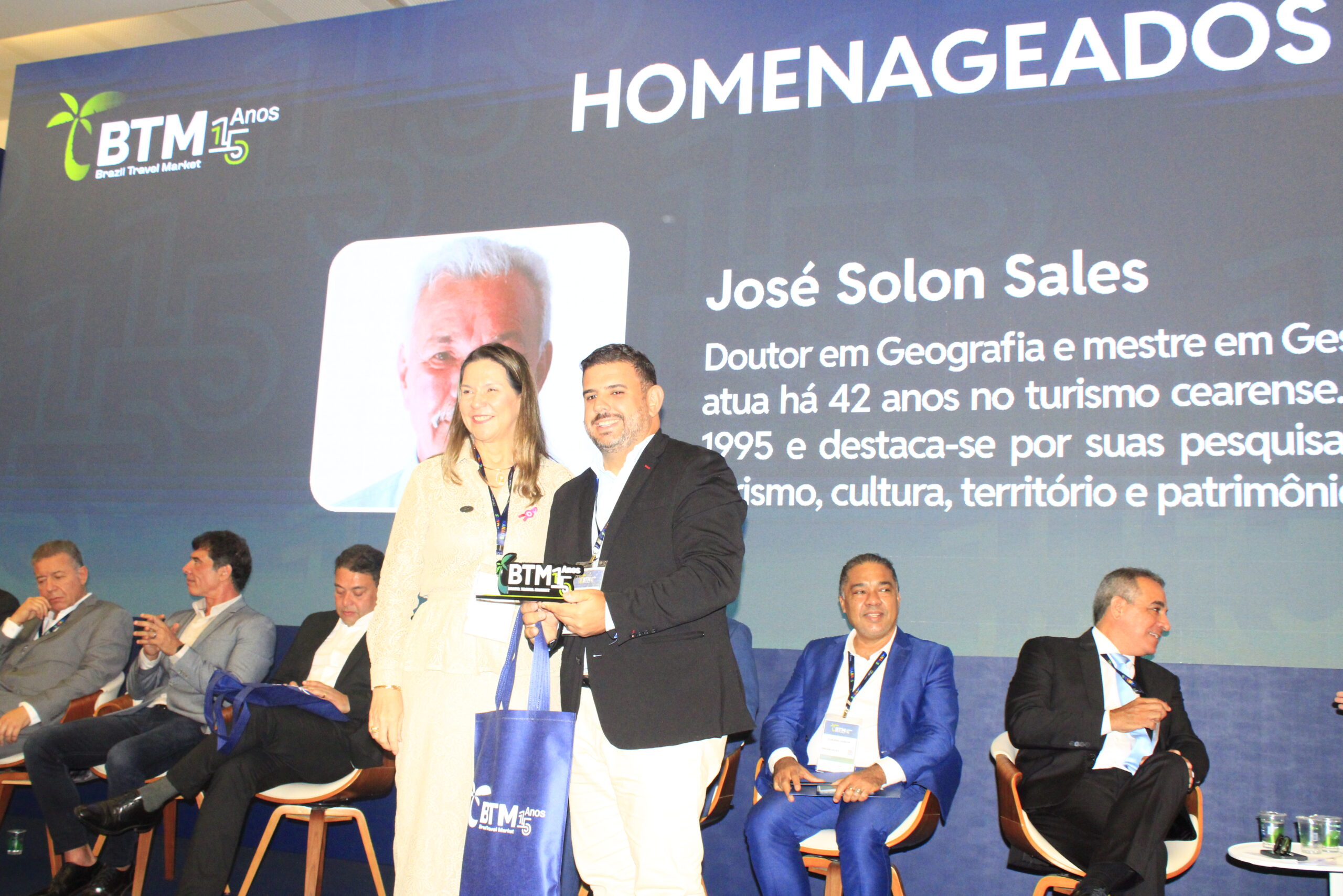 José Solon foi um dos homenageados pela BTM em 2026