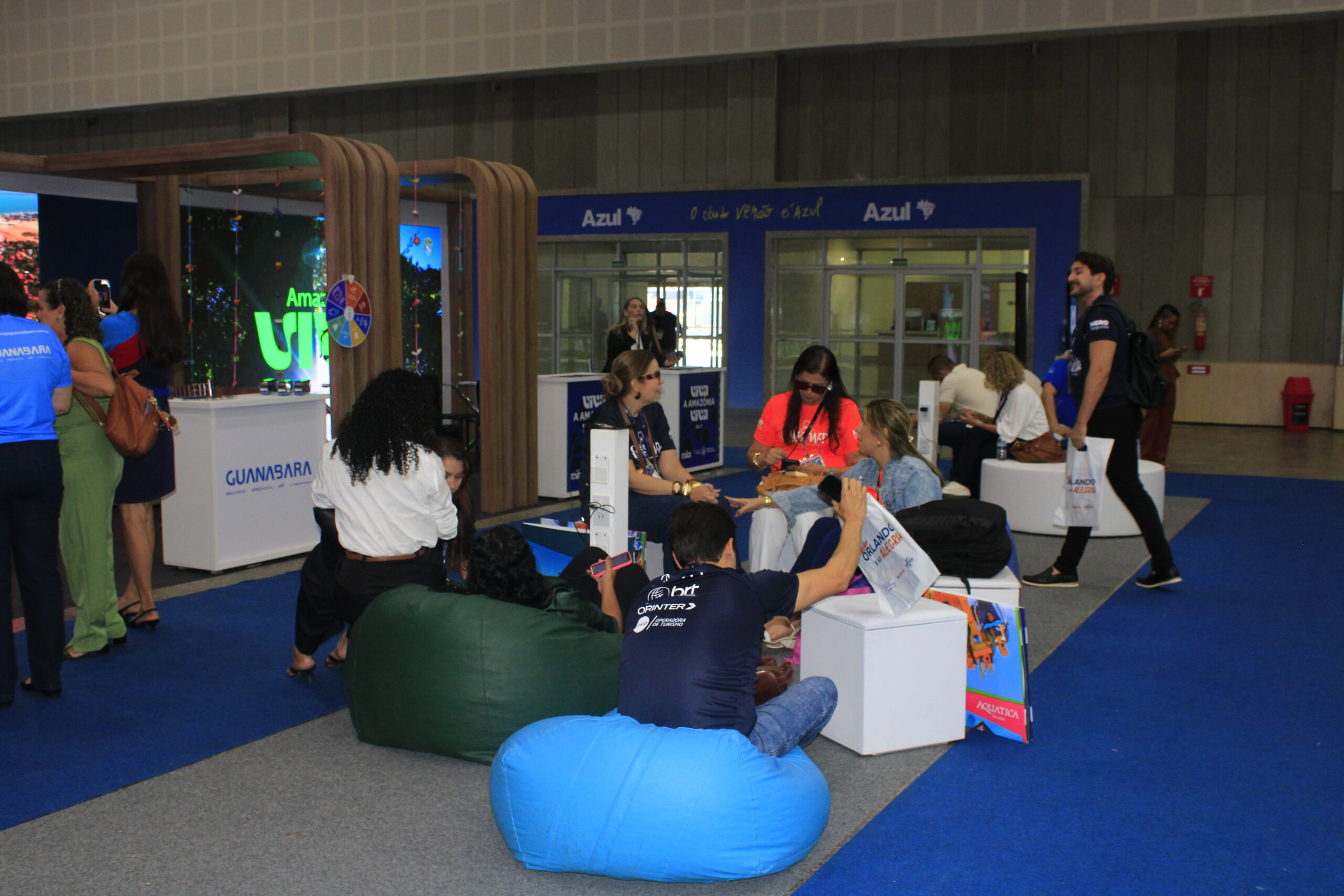 Lounge de descanço na BTM 2026