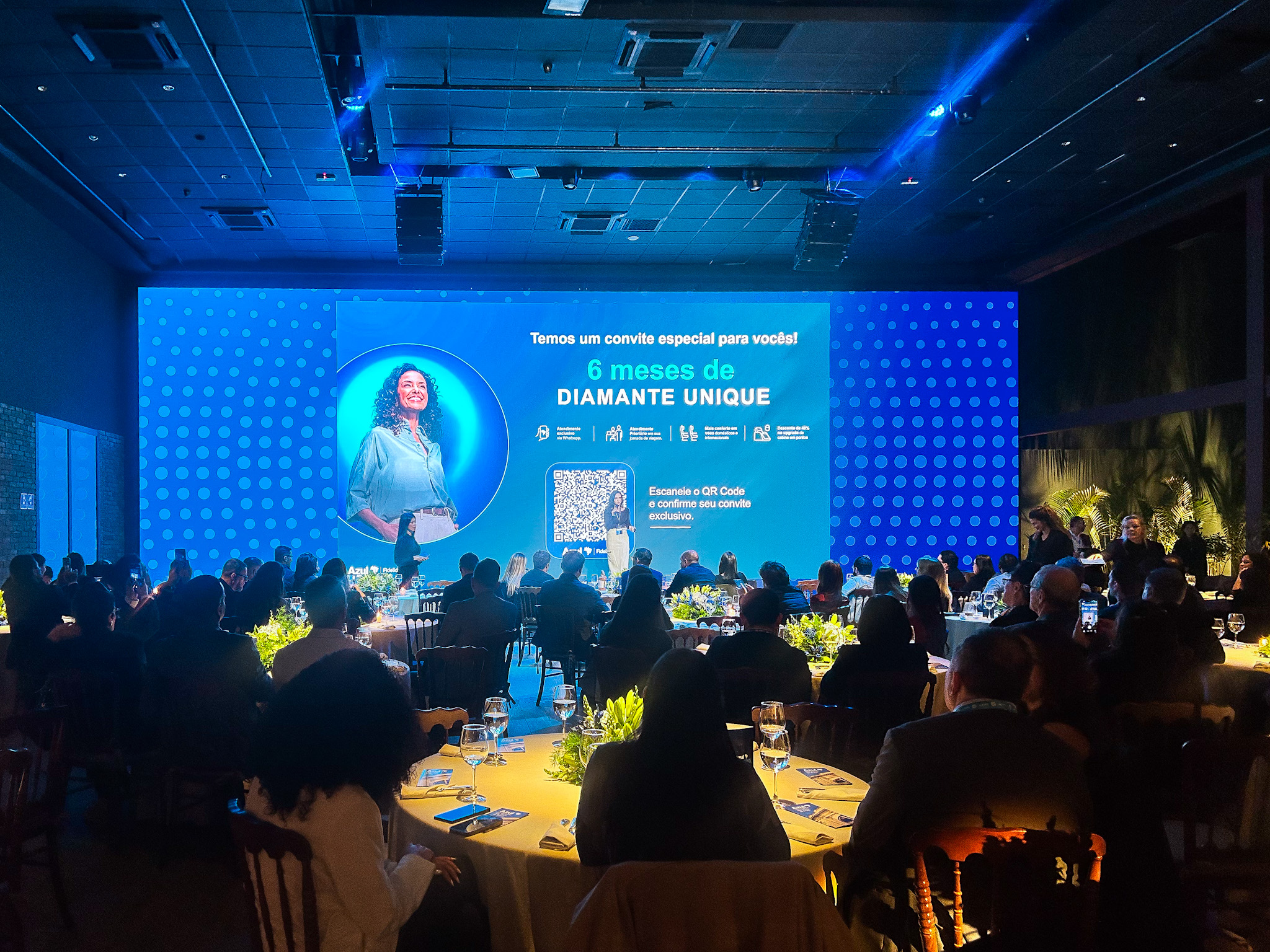 Os participantes ganharam um upgrade para a classe Diamante Unique do programa de fidelidade da Azul