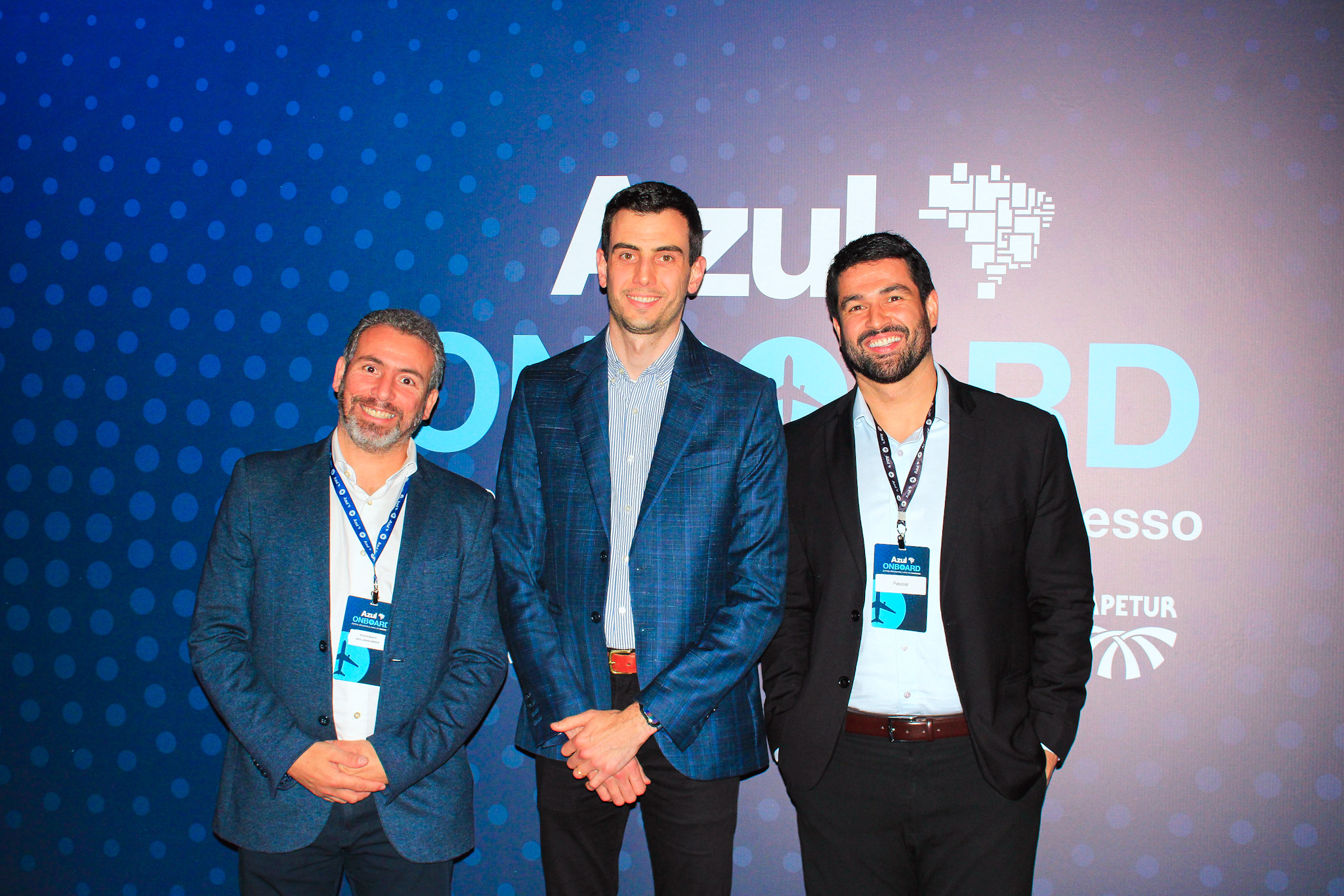 Ricardo Bezerra, Fábio Campos, e Pascoal Brusius