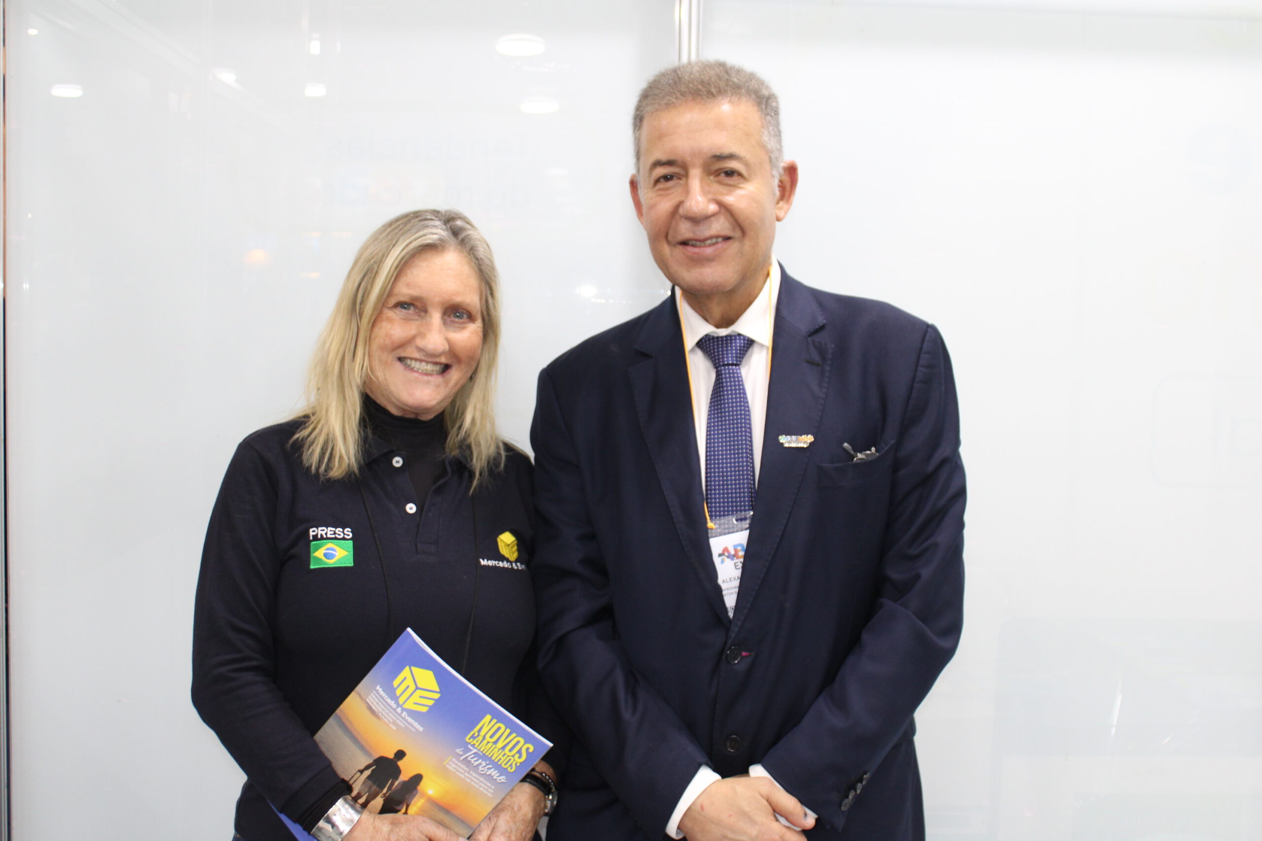 Rosa Masgrau, do M&E, e Alexandre Sampaio, da FBHA e CNC