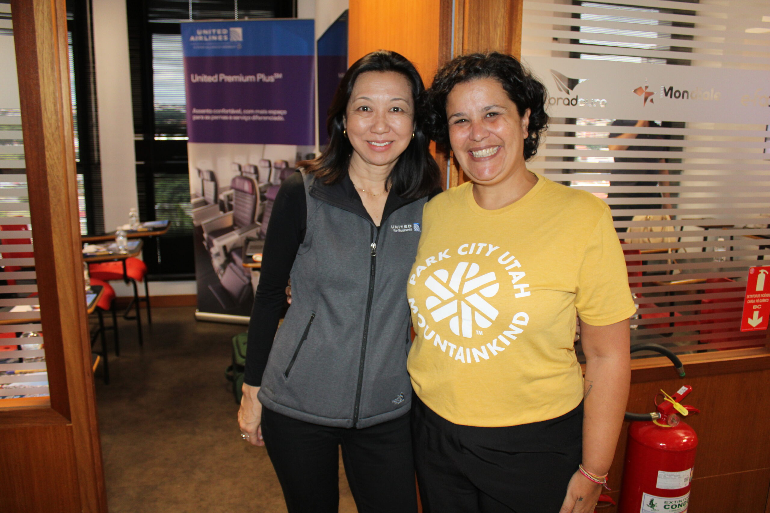 Rosa Shida, da United, e Camila Lucchesi, do Park City