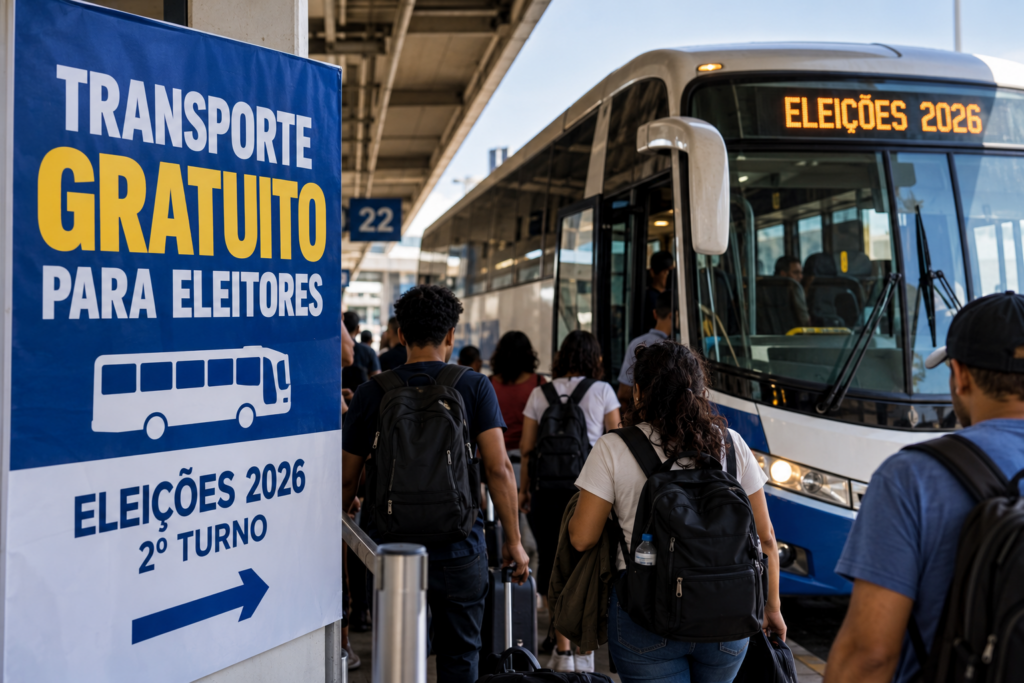 Cinco regiões têm transporte gratuito para votar no 2º turno das eleições; veja como conseguir passagem transporte gratuíto