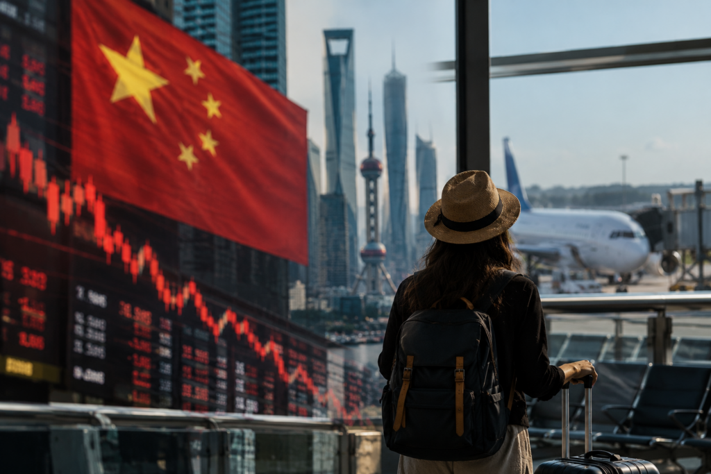 Bolha da IA na China: queda de US$ 480 bilhões acende alerta para investimentos no turismo IA