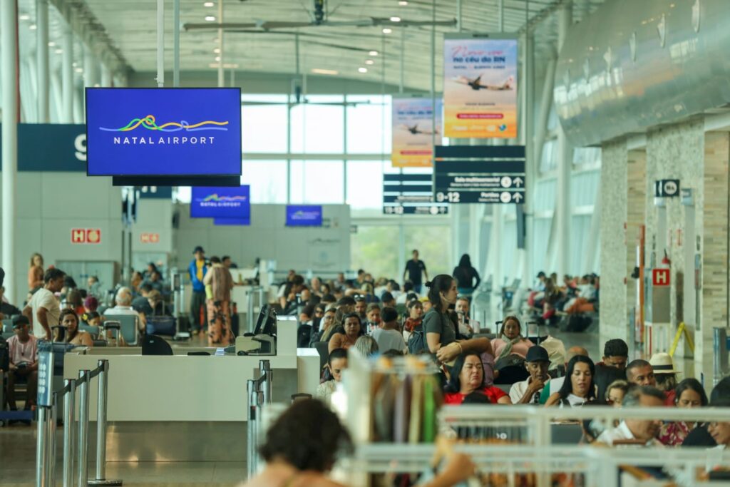 Rio Grande do Norte bate recorde de passageiros em setembro, com alta de 66% no fluxo internacional Rio