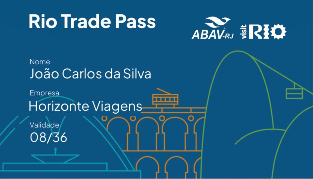Abav-RJ e Visit Rio lançam cartão de descontos para profissionais do turismo cartão