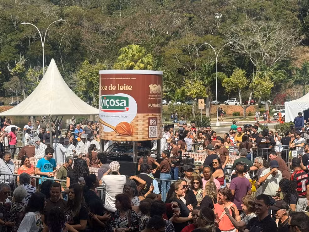 Dia Mundial do Doce de Leite: cidade mineira tenta entrar para o Guinness com produção de 3,4 toneladas doce de leite